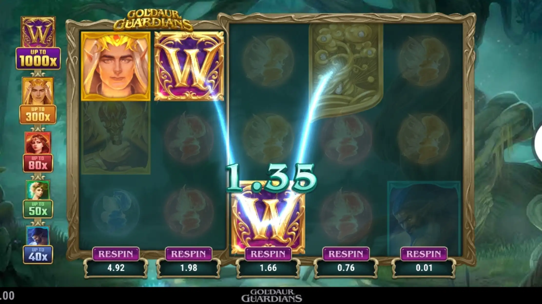 Win Money in Goldaur Guardians Free Slot Game by Alchemy Gaming