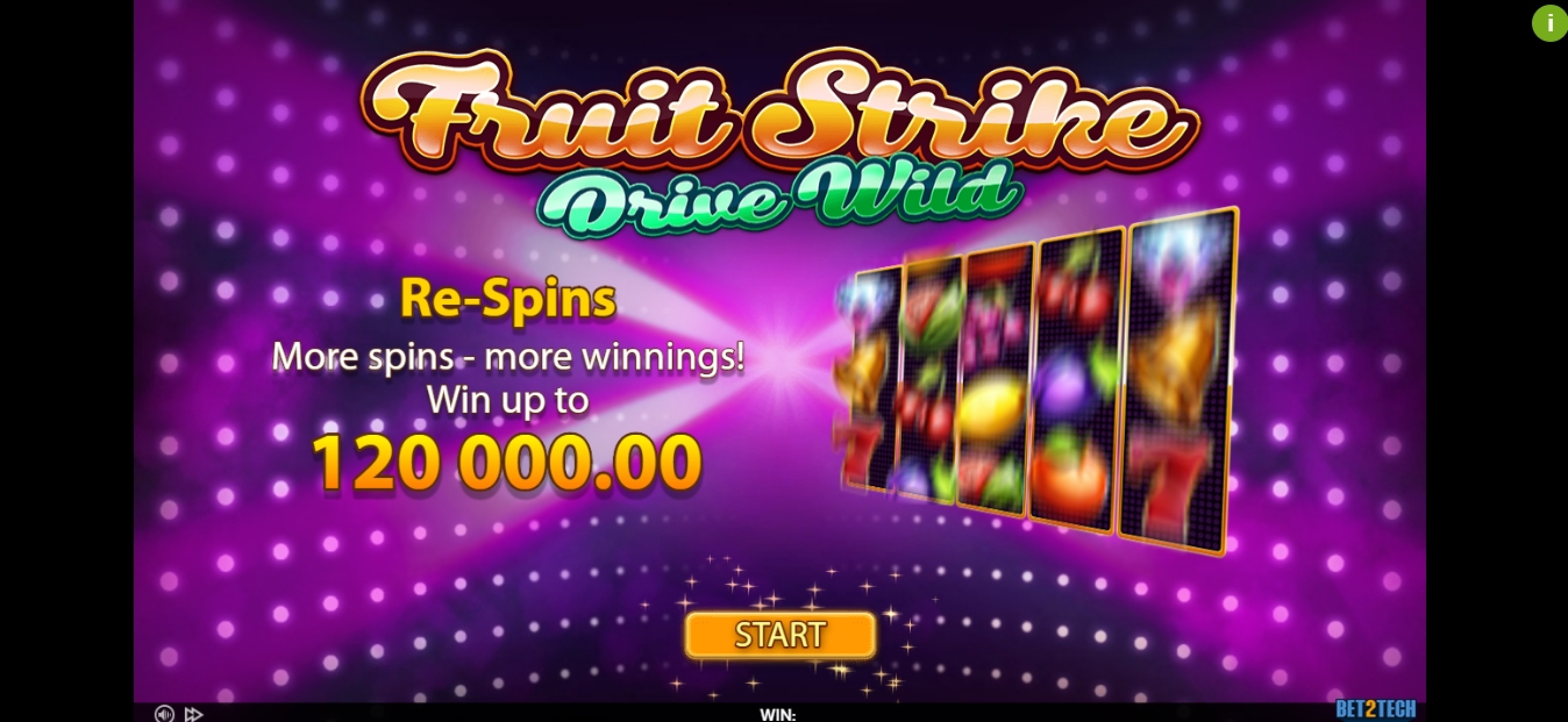 Play Fruit Strike: Drive Wild Free Casino Slot Game by Bet2Tech