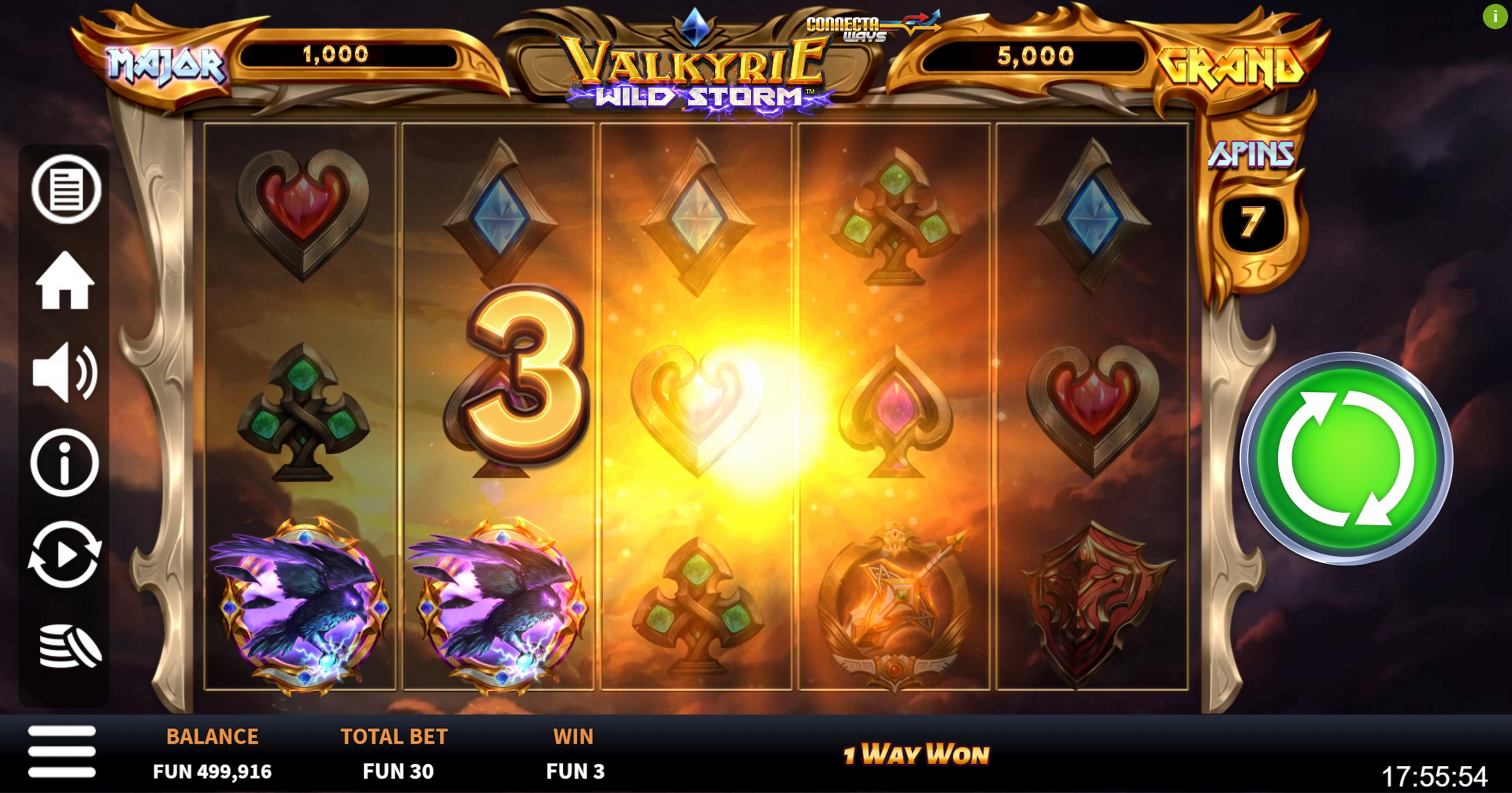 Win Money in Valkyrie Wild Storm Free Slot Game by Boomerang Studios
