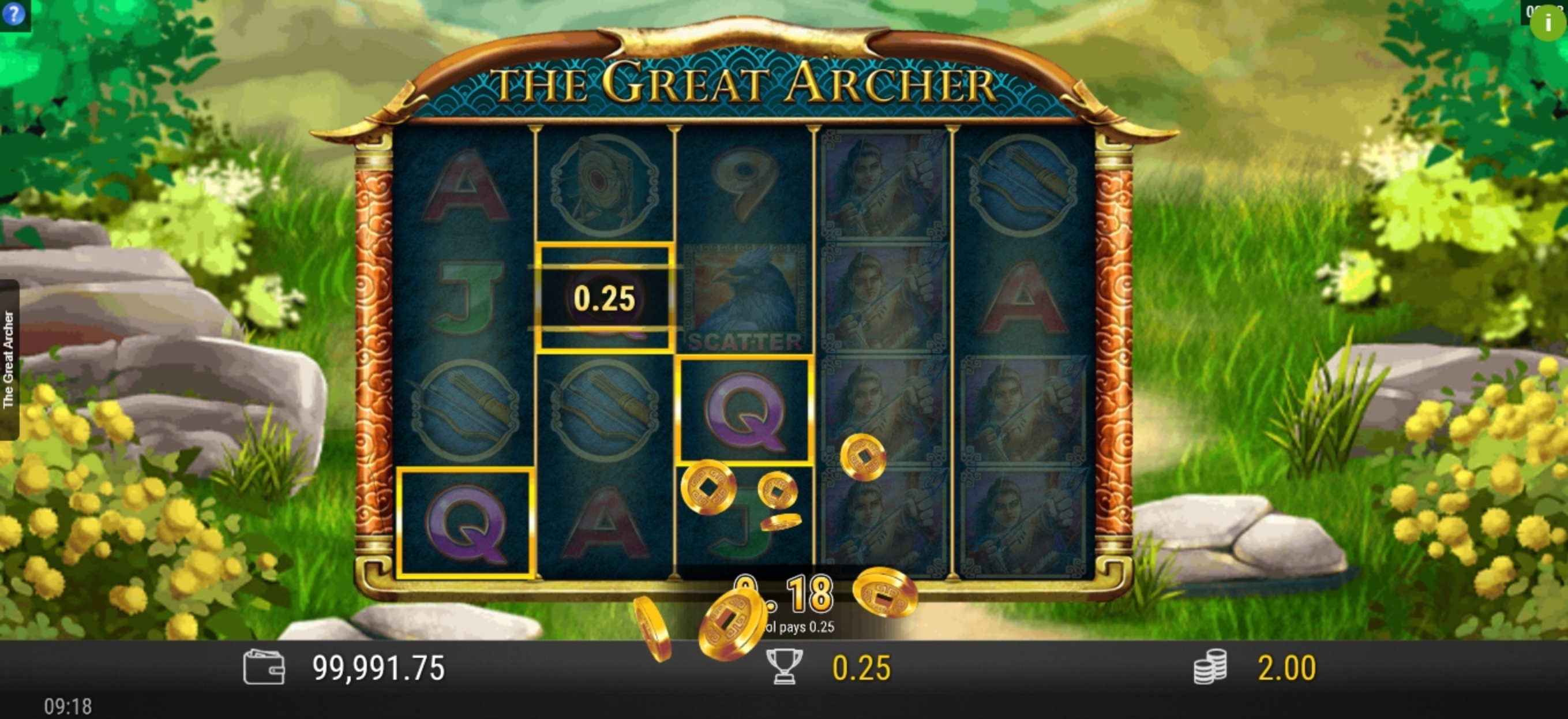 Win Money in The Great Archer Free Slot Game by D-Tech