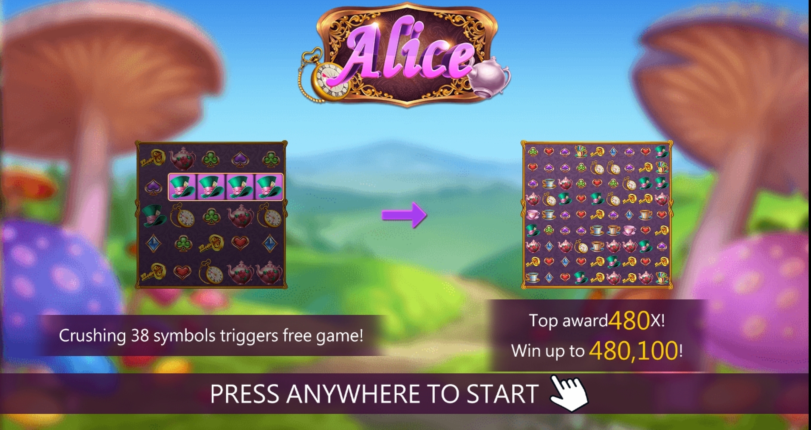 Play Alice Free Casino Slot Game by GameX