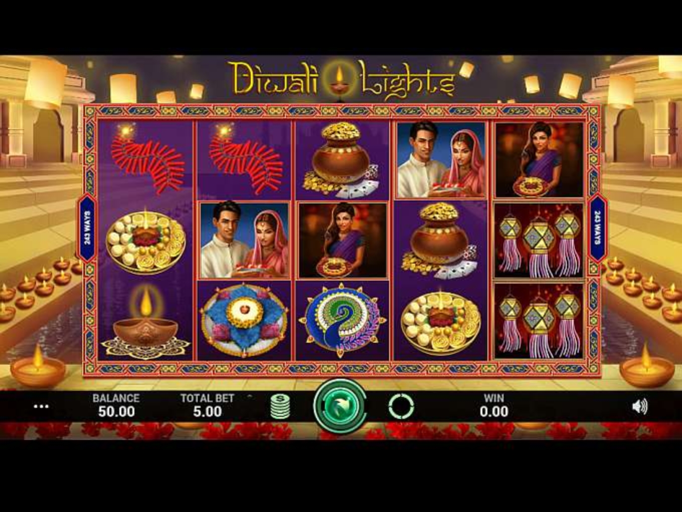 The Diwali Lights Online Slot Demo Game by Indi Slots