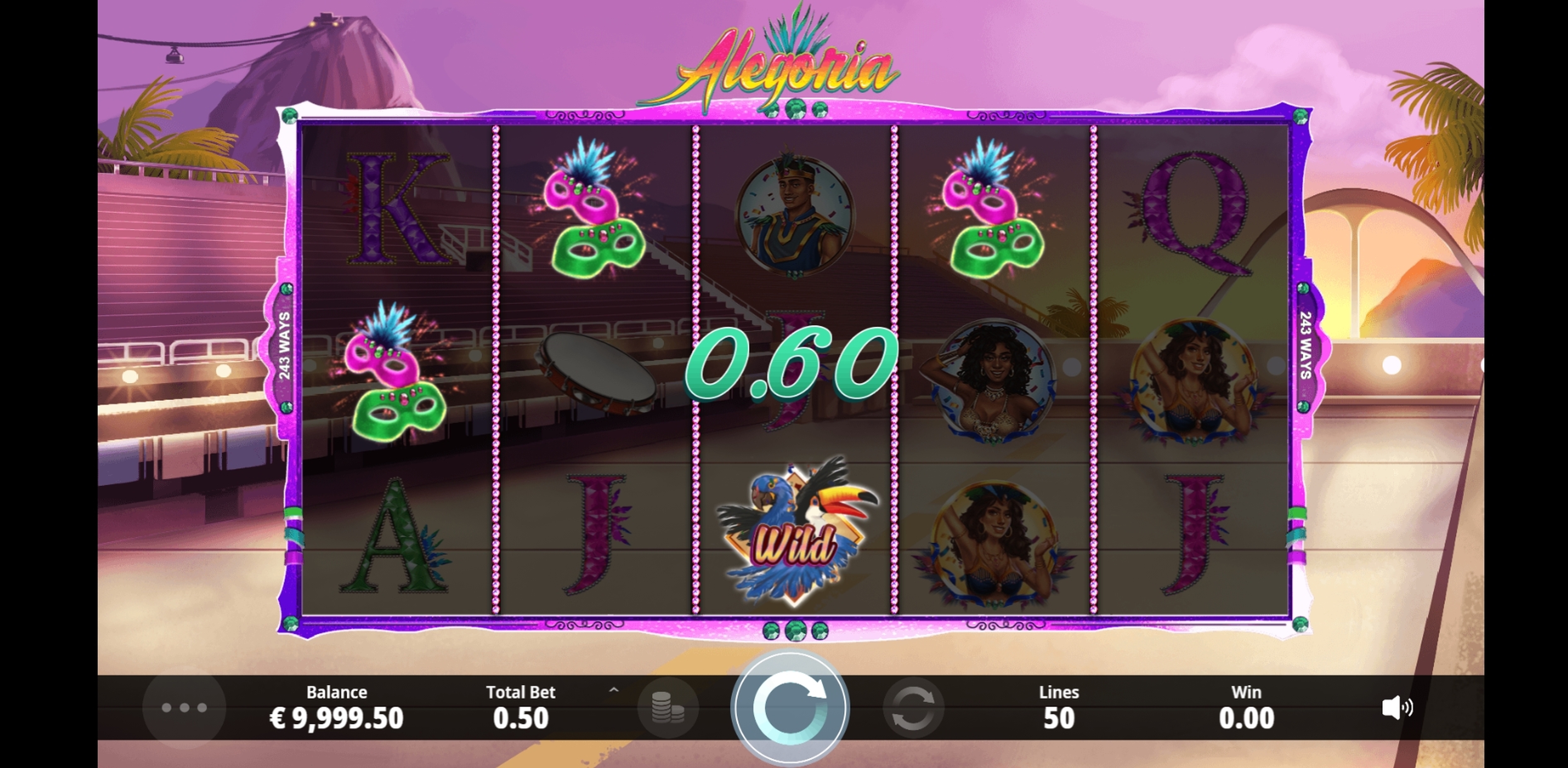 Win Money in Alegoria Free Slot Game by Ipanema Gaming