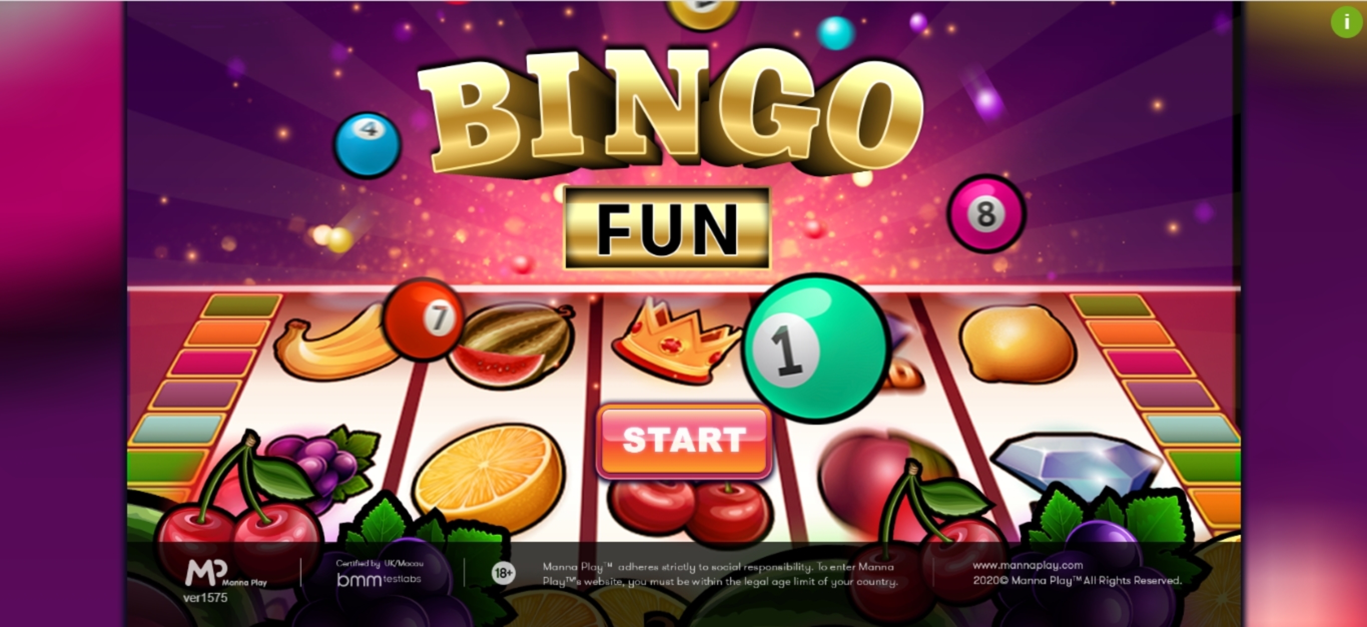 Play Bingo Fun Free Casino Slot Game by Manna Play