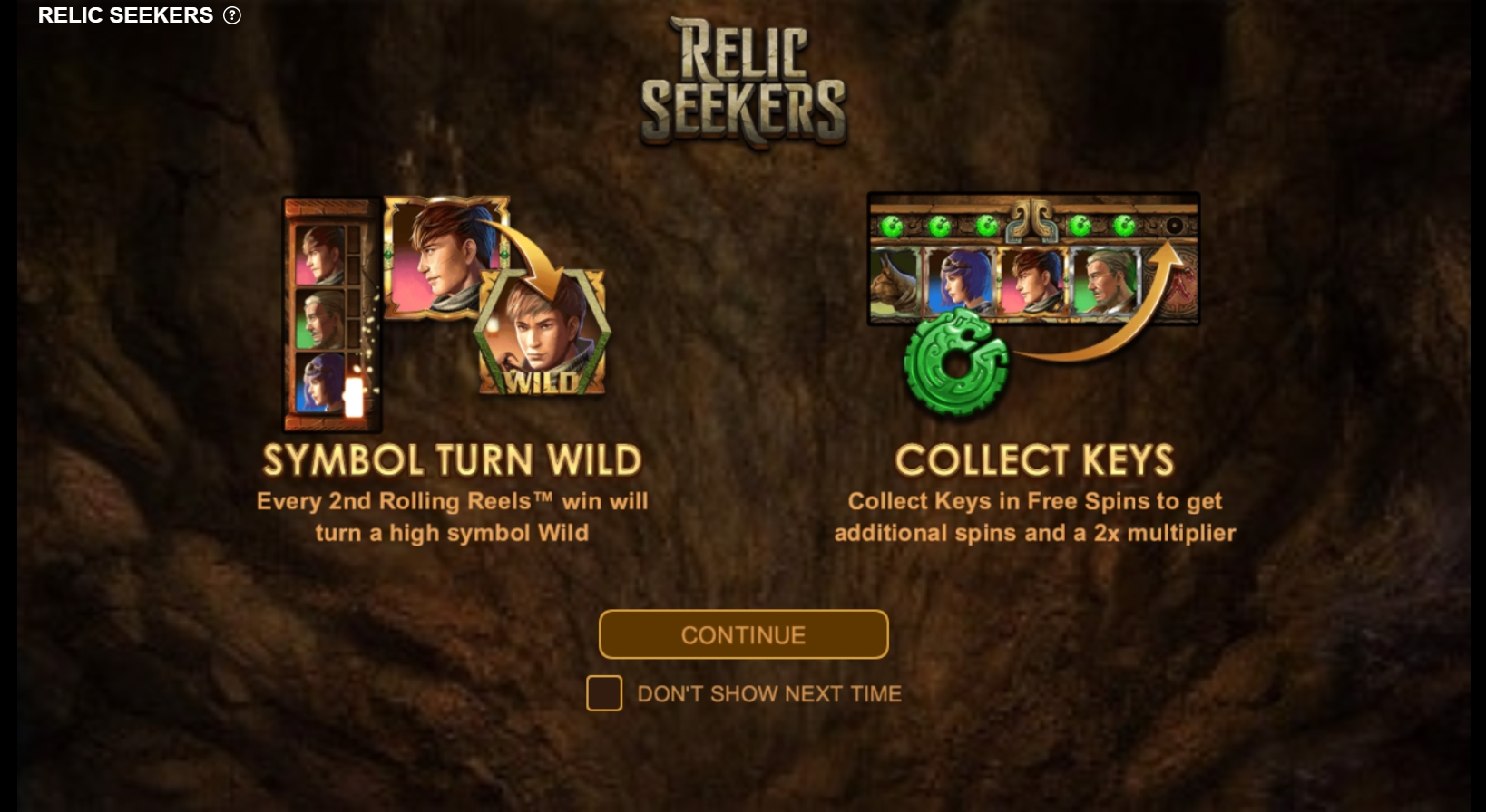 Play Relic Seekers Free Casino Slot Game by Pulse 8 Studios