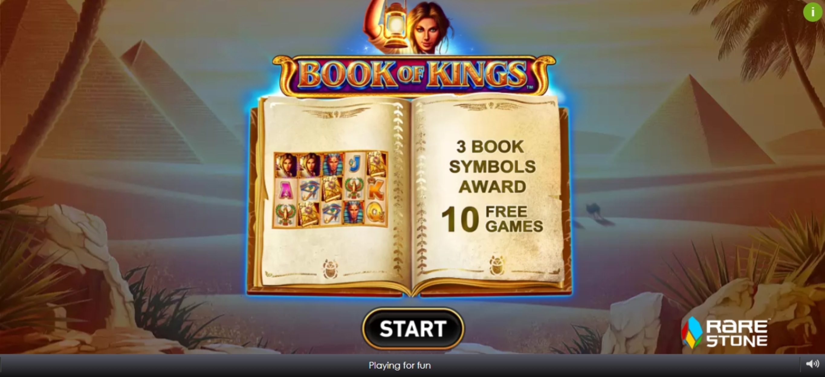 Play Book Of Kings Free Casino Slot Game by Rarestone Gaming