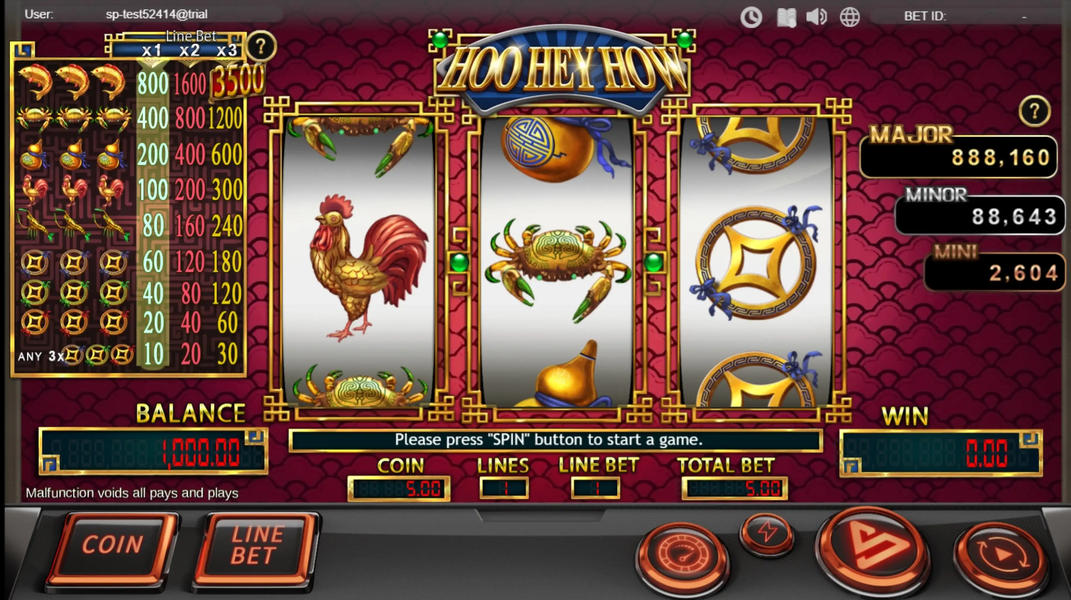 Reels in Hoo Hey How Slot Game by SimplePlay