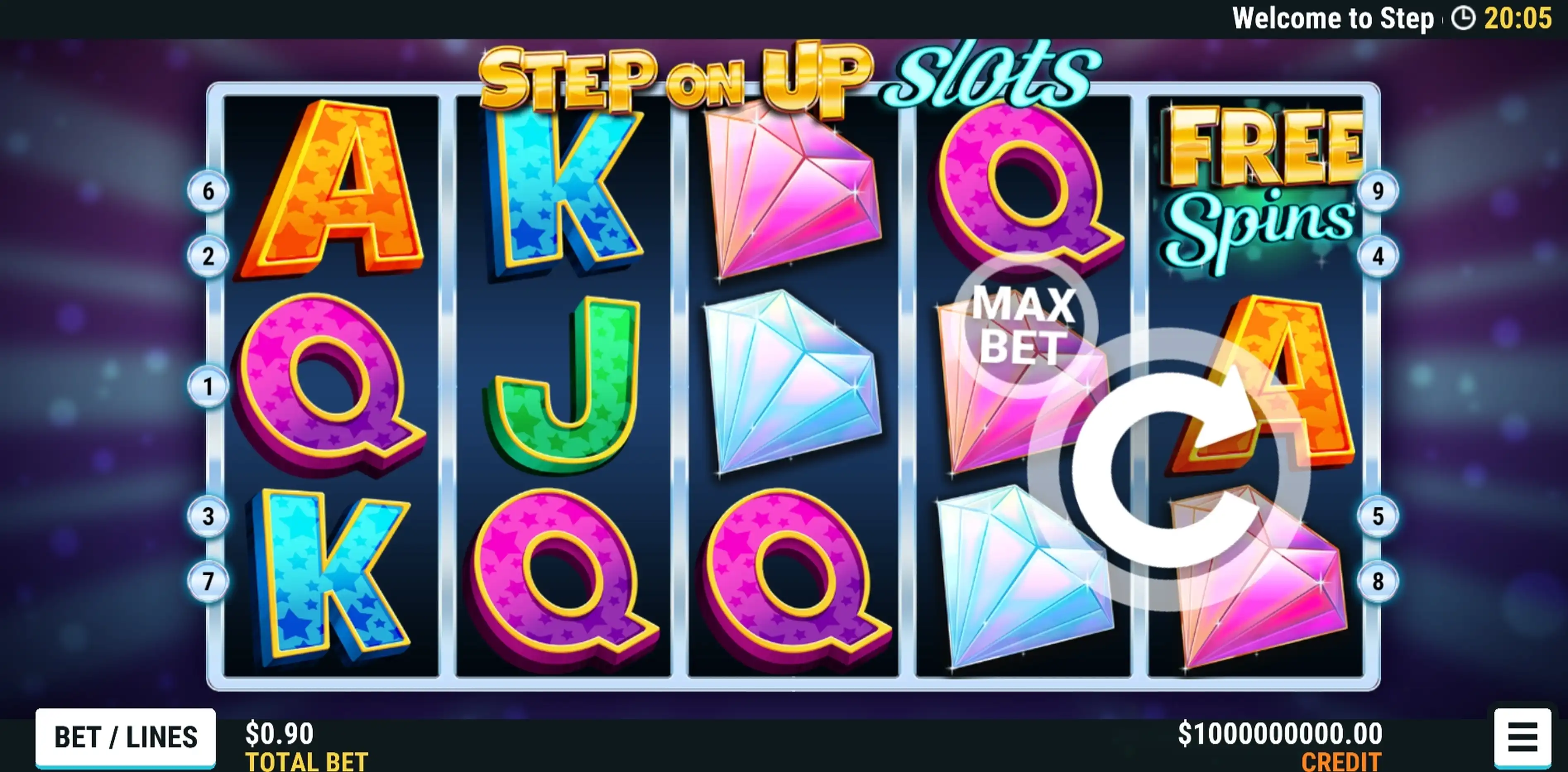 Step on Up Slots demo