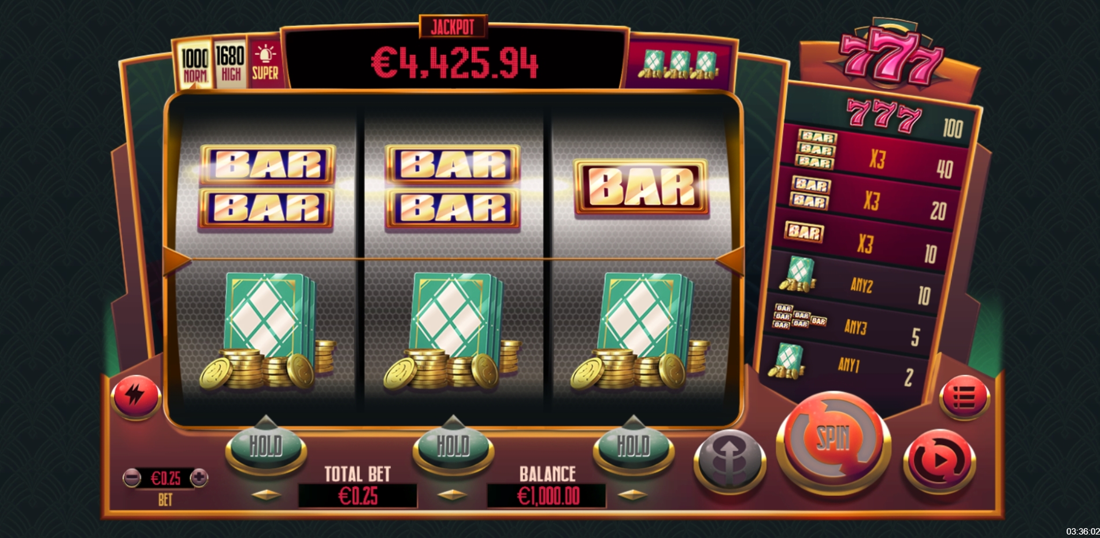 Reels in 777 Slot Game by Smartsoft Gaming