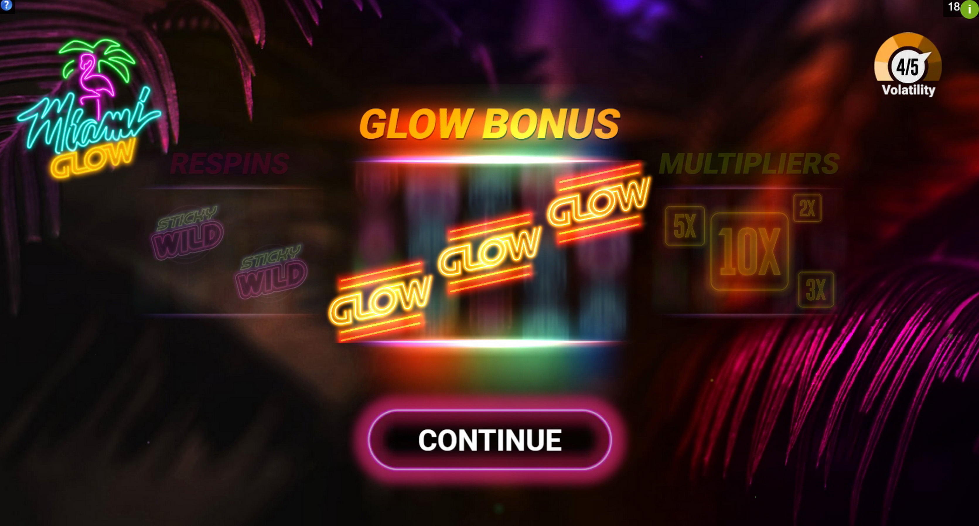 Play Miami Glow Free Casino Slot Game by Snowborn Games