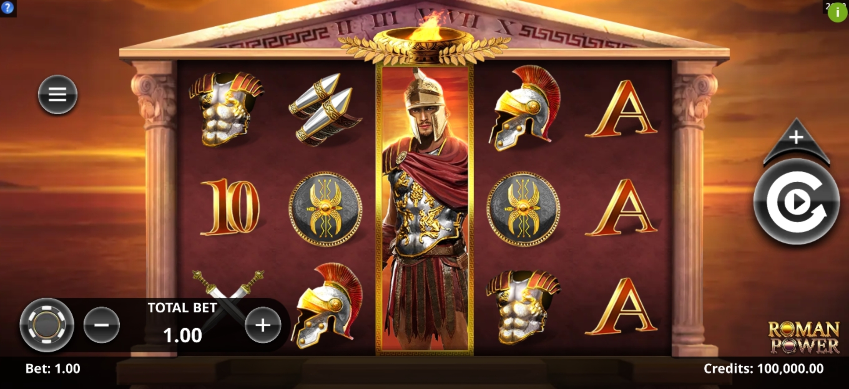 Reels in Roman Power Slot Game by SpinPlay Games