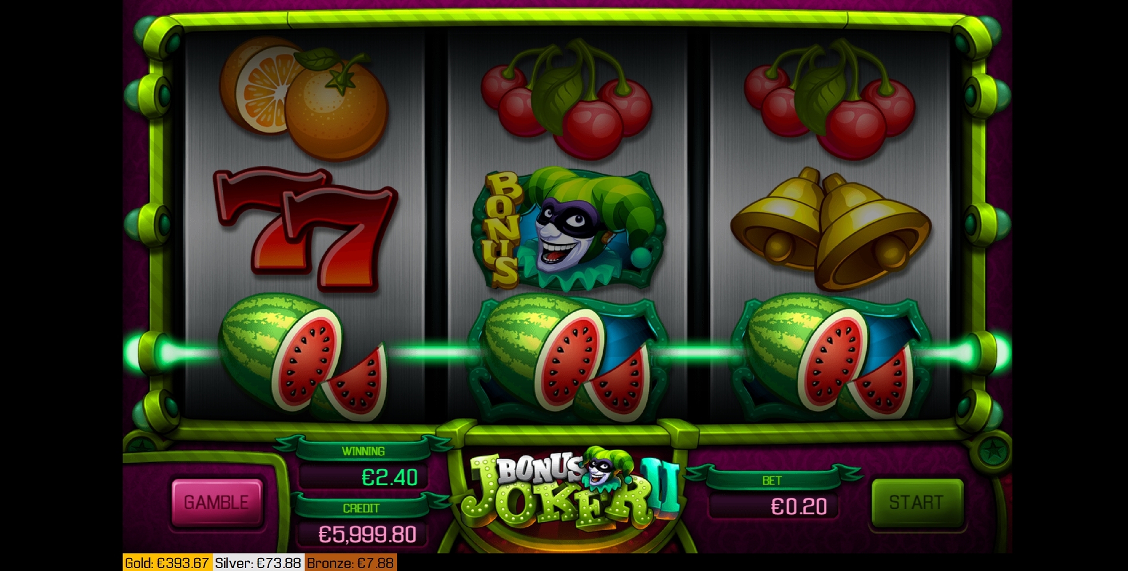 Win Money in Bonus Joker 2 Free Slot Game by Apollo Games