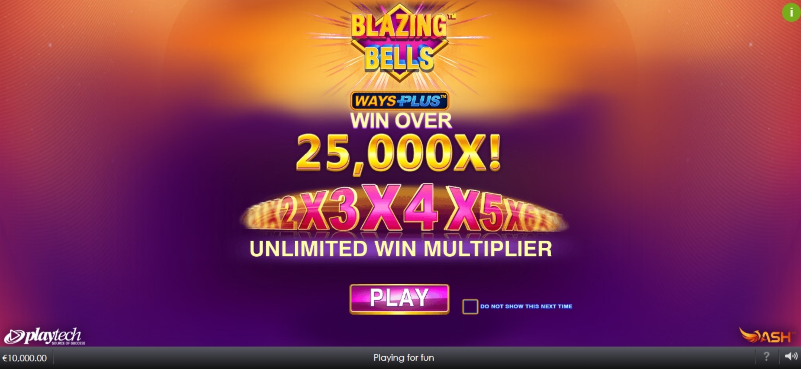 Play Blazing Bells Free Casino Slot Game by Ash Gaming