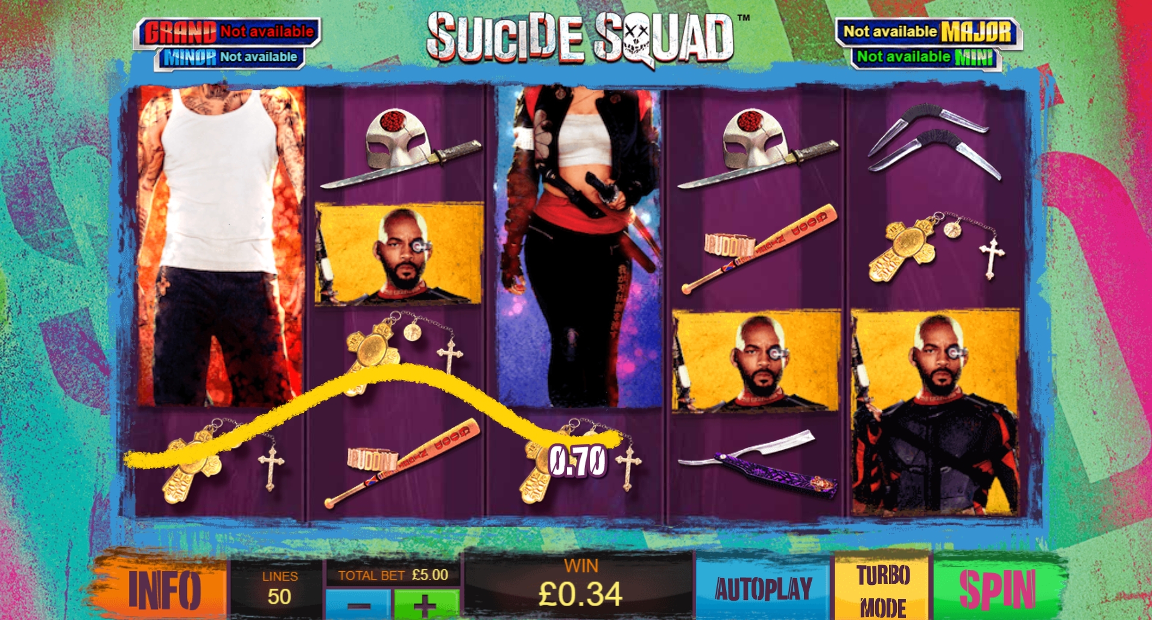 Win Money in Suicide Squad Free Slot Game by Ash Gaming