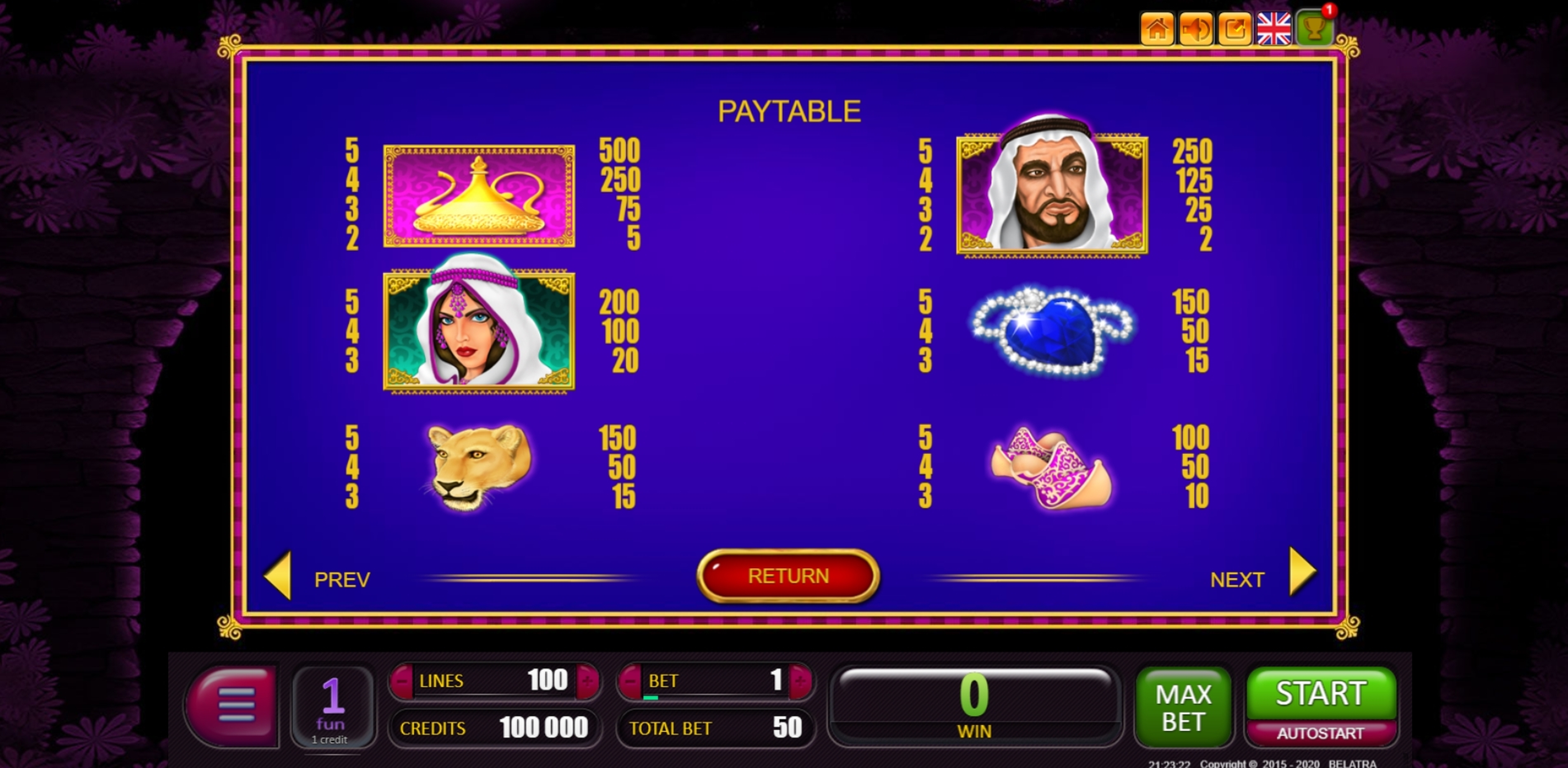 Info of The Moneymania Slot Game by Belatra Games