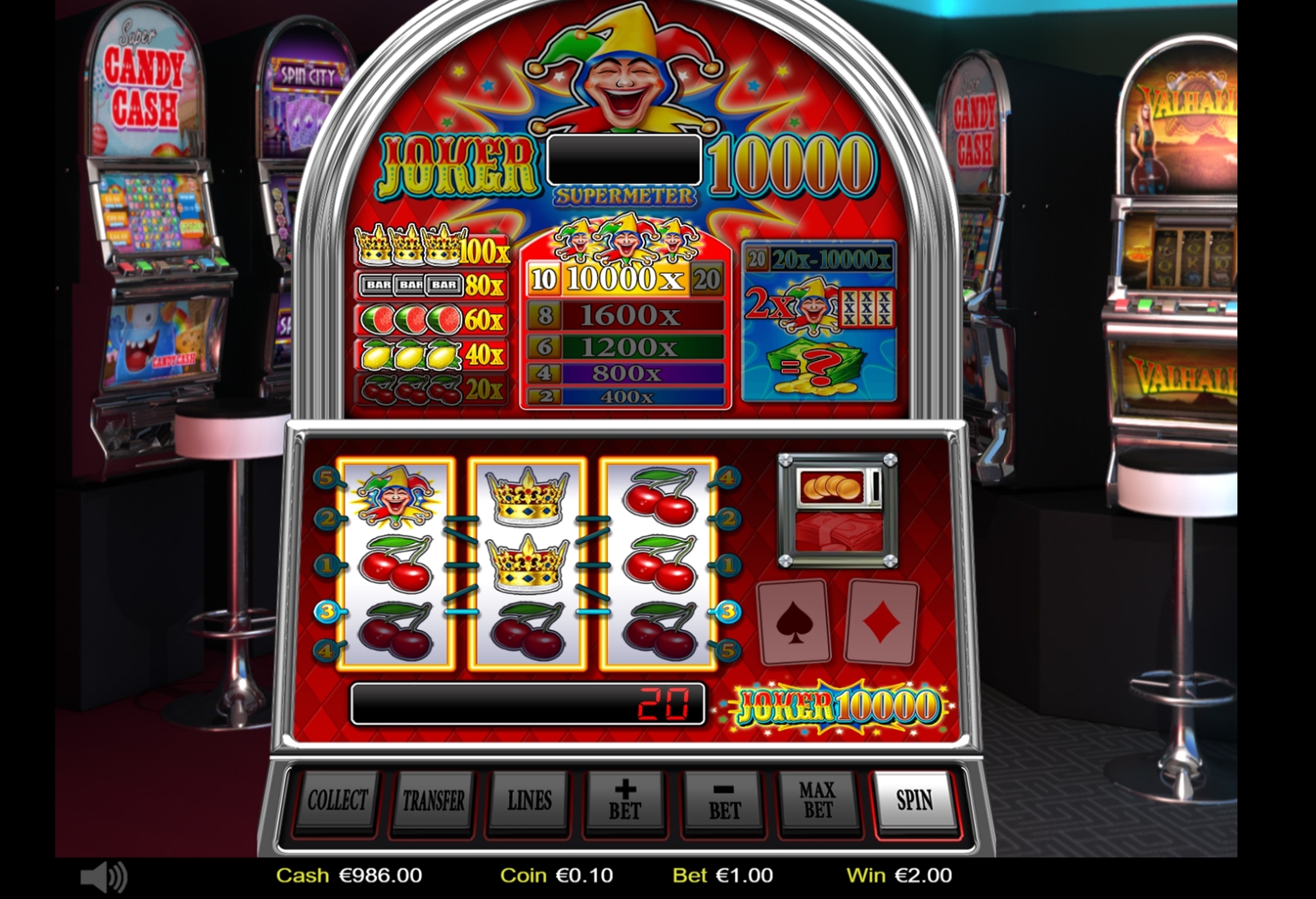 Win Money in Joker 10000 Free Slot Game by Betdigital