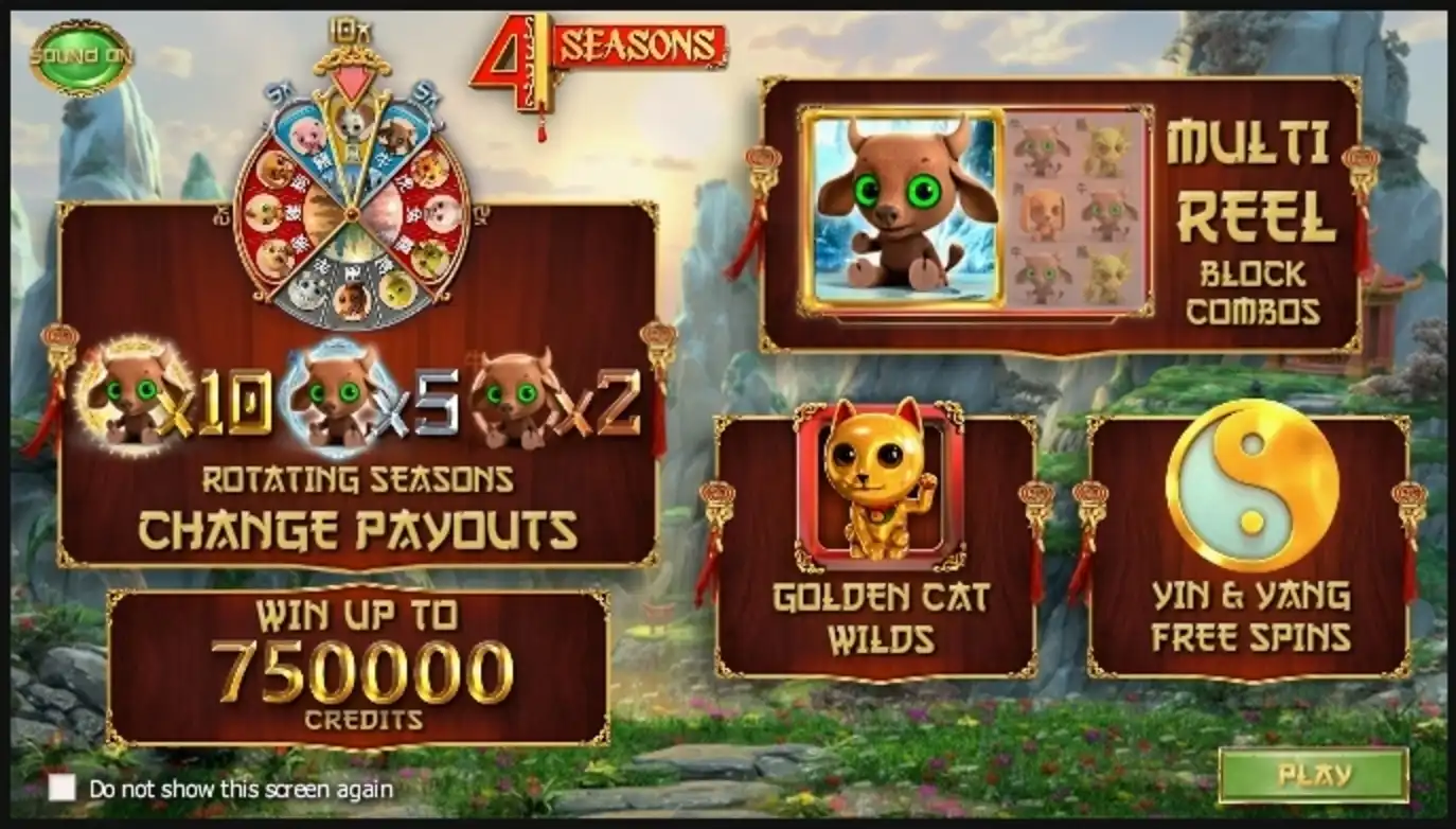 Play 4 Seasons Free Casino Slot Game by Betsoft