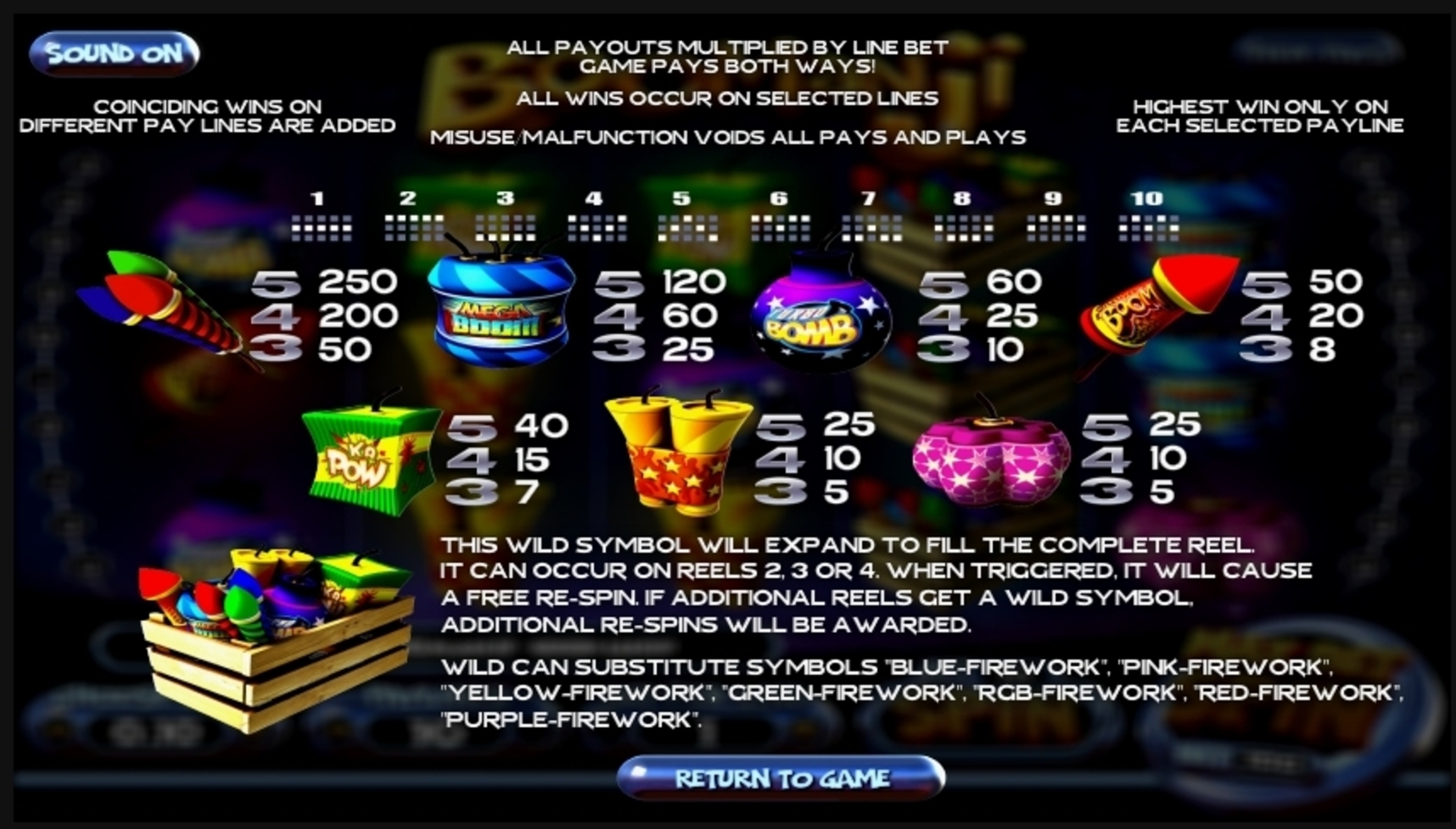 Info of Boomanji Slot Game by Betsoft
