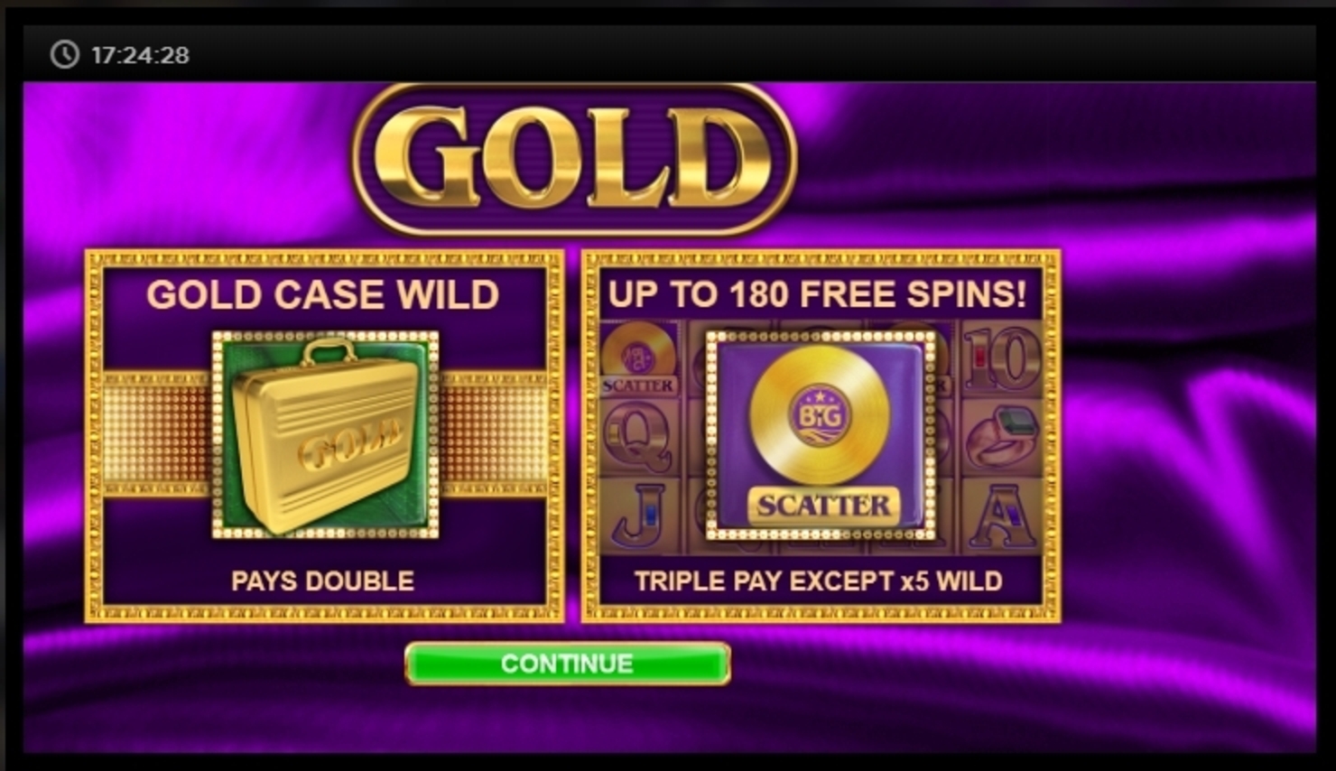 Play Gold Free Casino Slot Game by Big Time Gaming