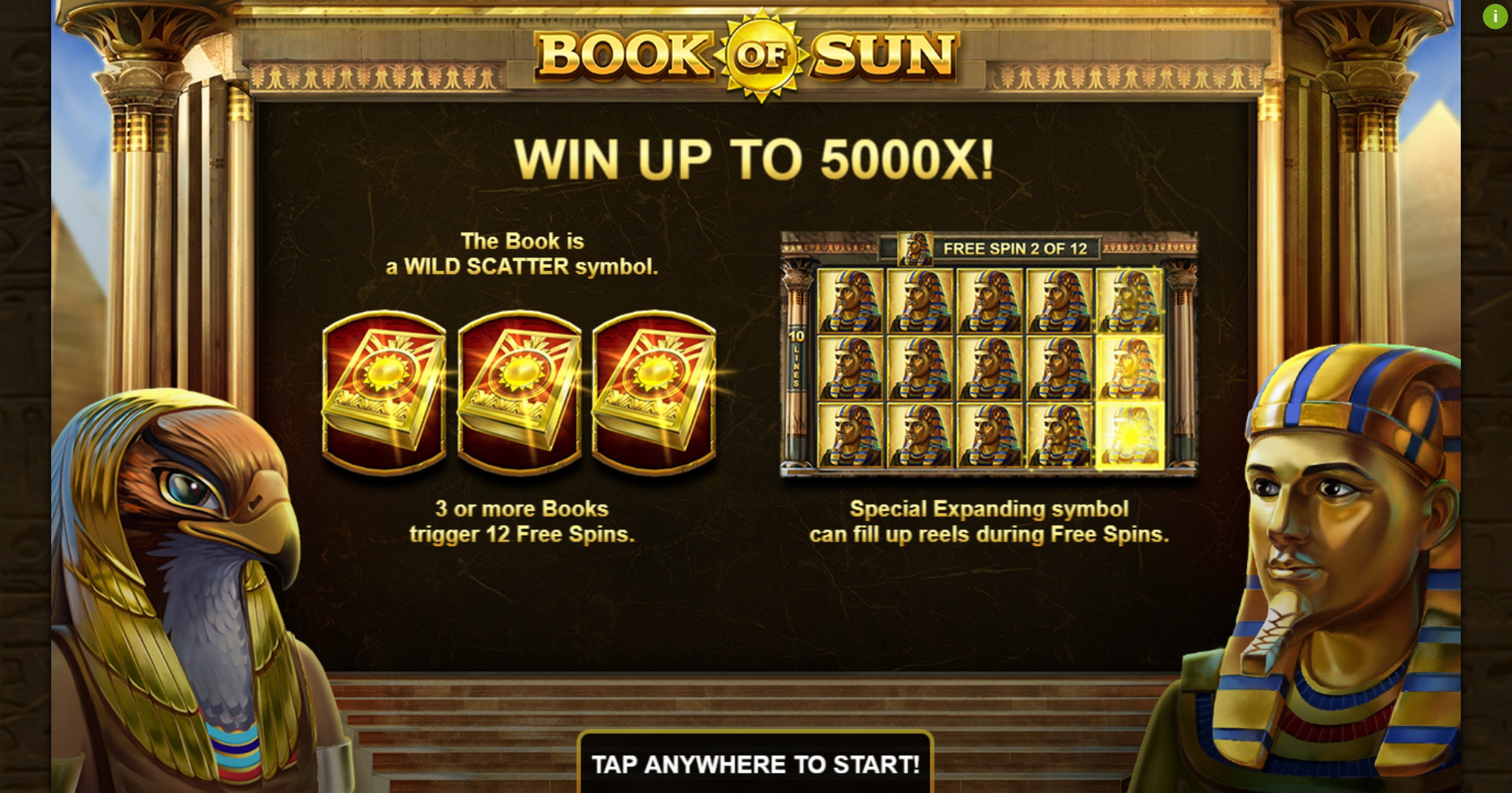 Play Book of Sun Free Casino Slot Game by Booongo Gaming