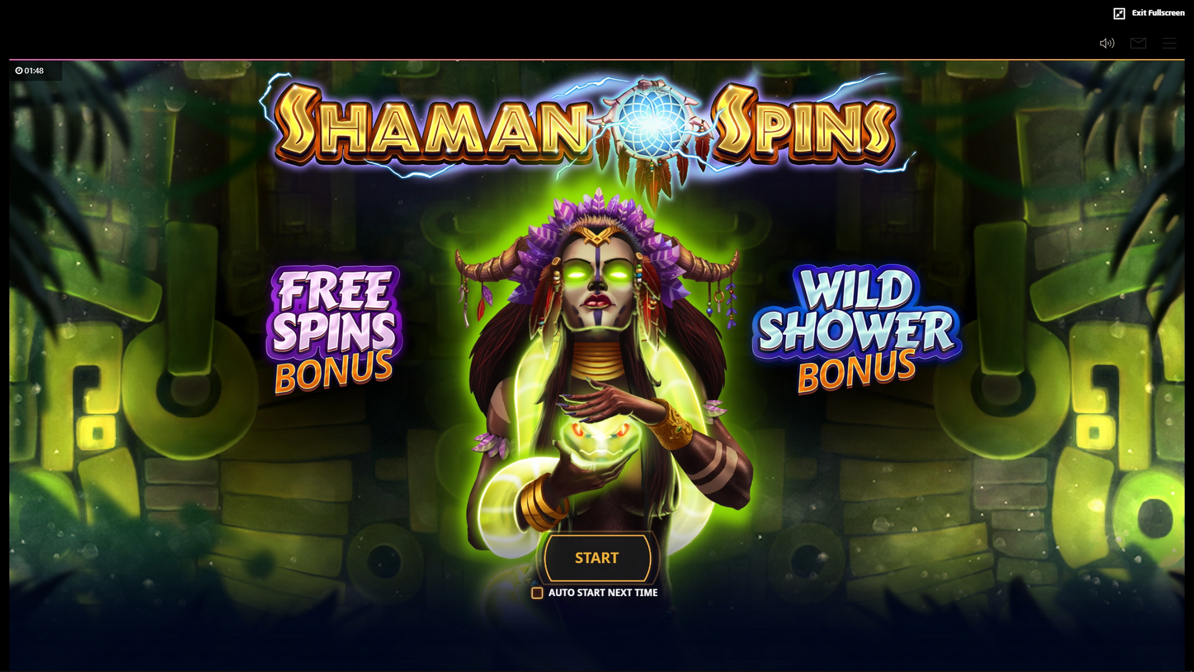 Play Shaman Spins Free Casino Slot Game by Cayetano Gaming