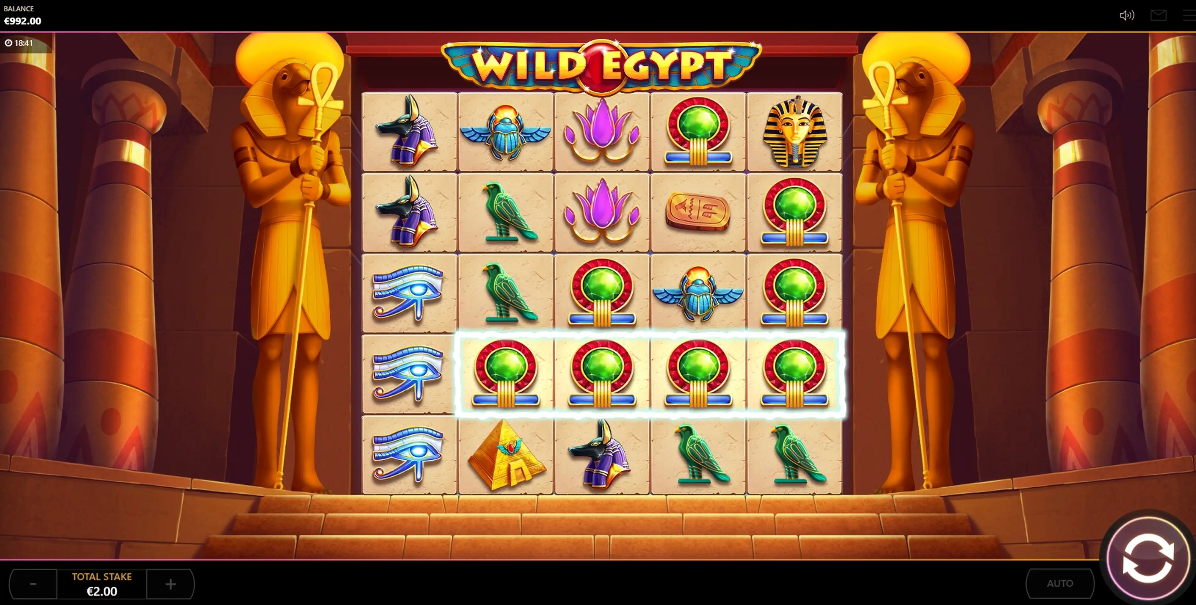 Win Money in Wild Egypt Free Slot Game by Cayetano Gaming