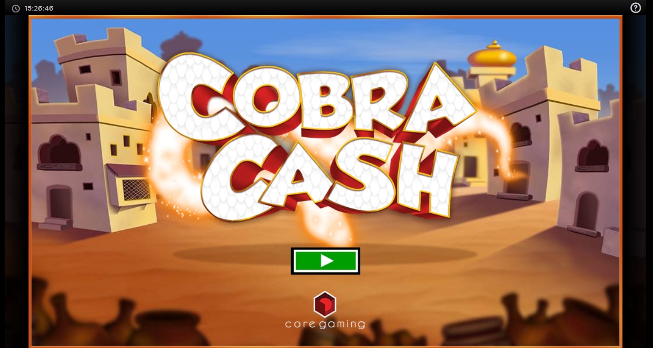 Play Cobra Cash Free Casino Slot Game by CORE Gaming