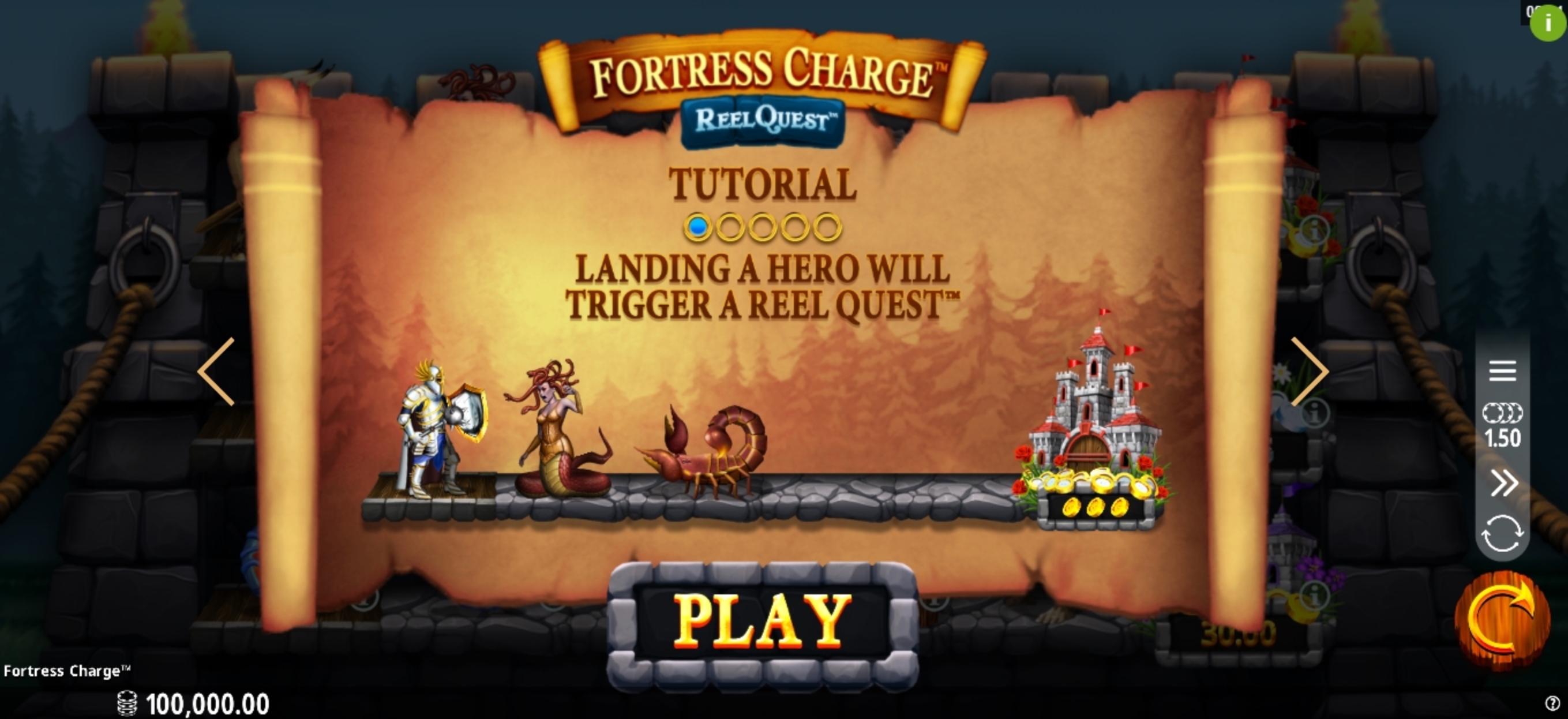 Play Fortress Charge Free Casino Slot Game by Crazy Tooth Studio
