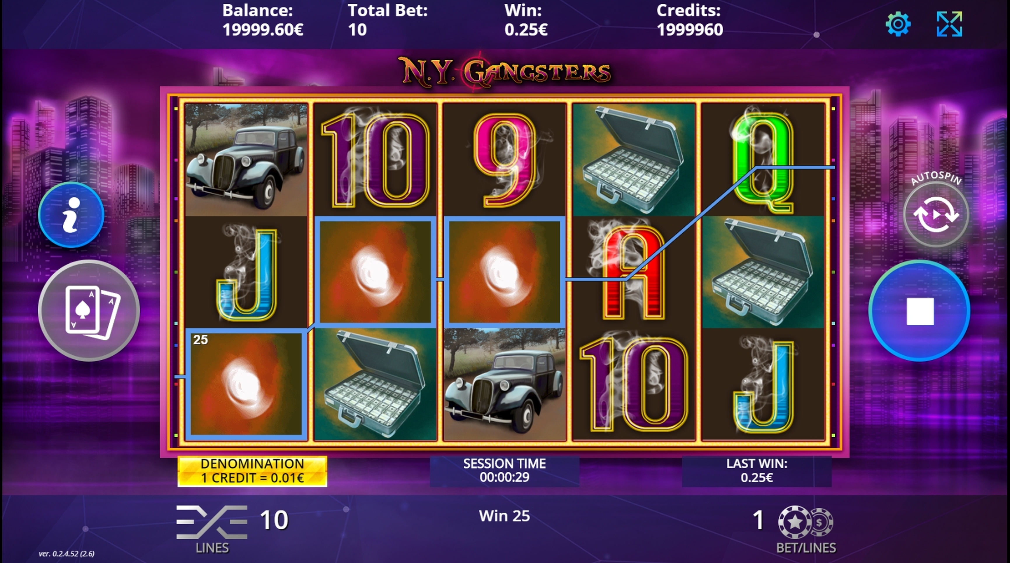 Win Money in N.Y. Gangsters Free Slot Game by DLV