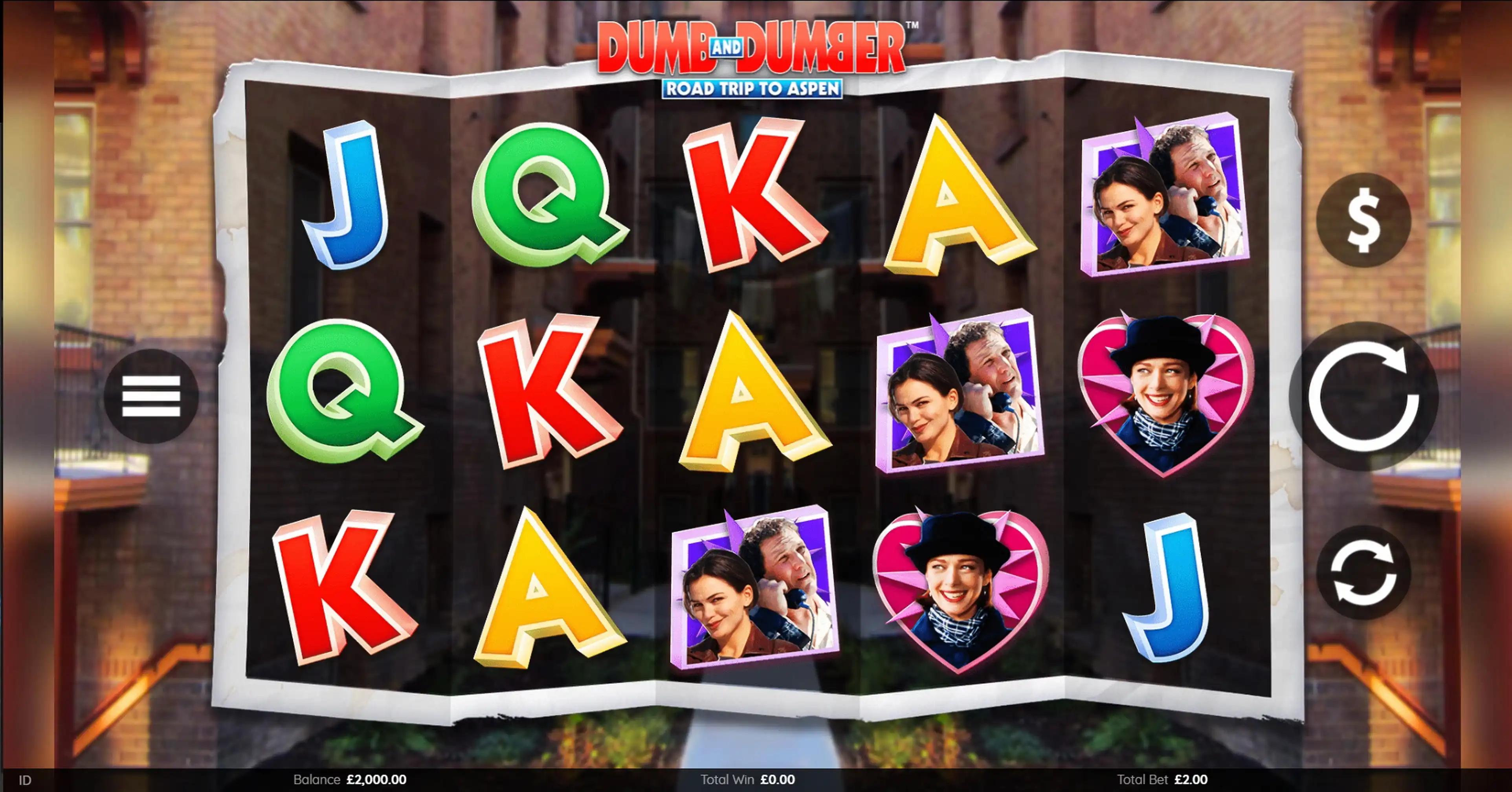 Reels in Dumb and Dumber Slot Game by Endemol Games