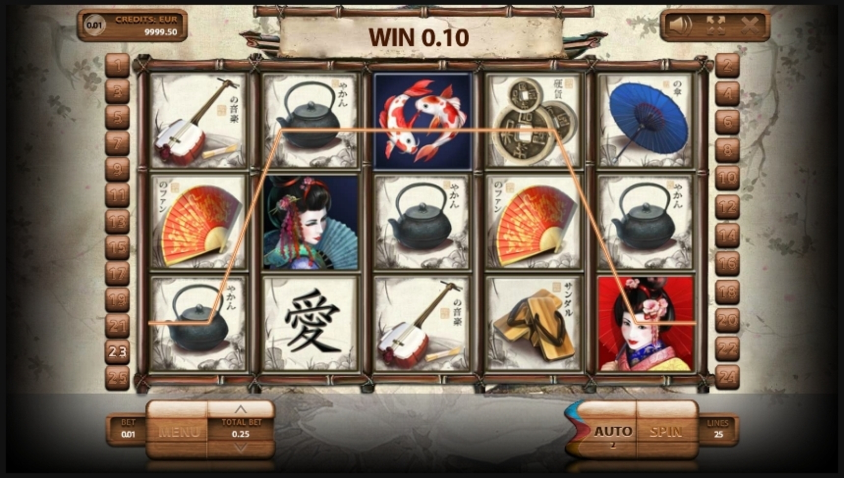 Win Money in Geisha Free Slot Game by Endorphina