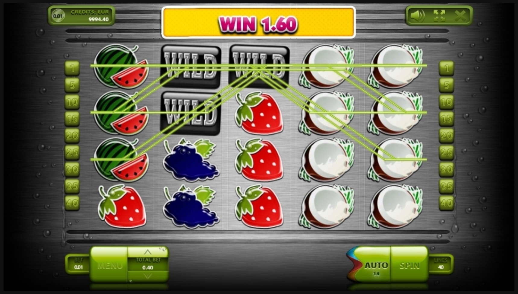 Win Money in More Fresh Fruits Free Slot Game by Endorphina