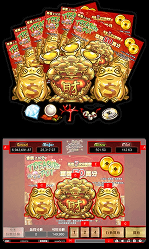 The Treasure Pot Online Slot Demo Game by esball