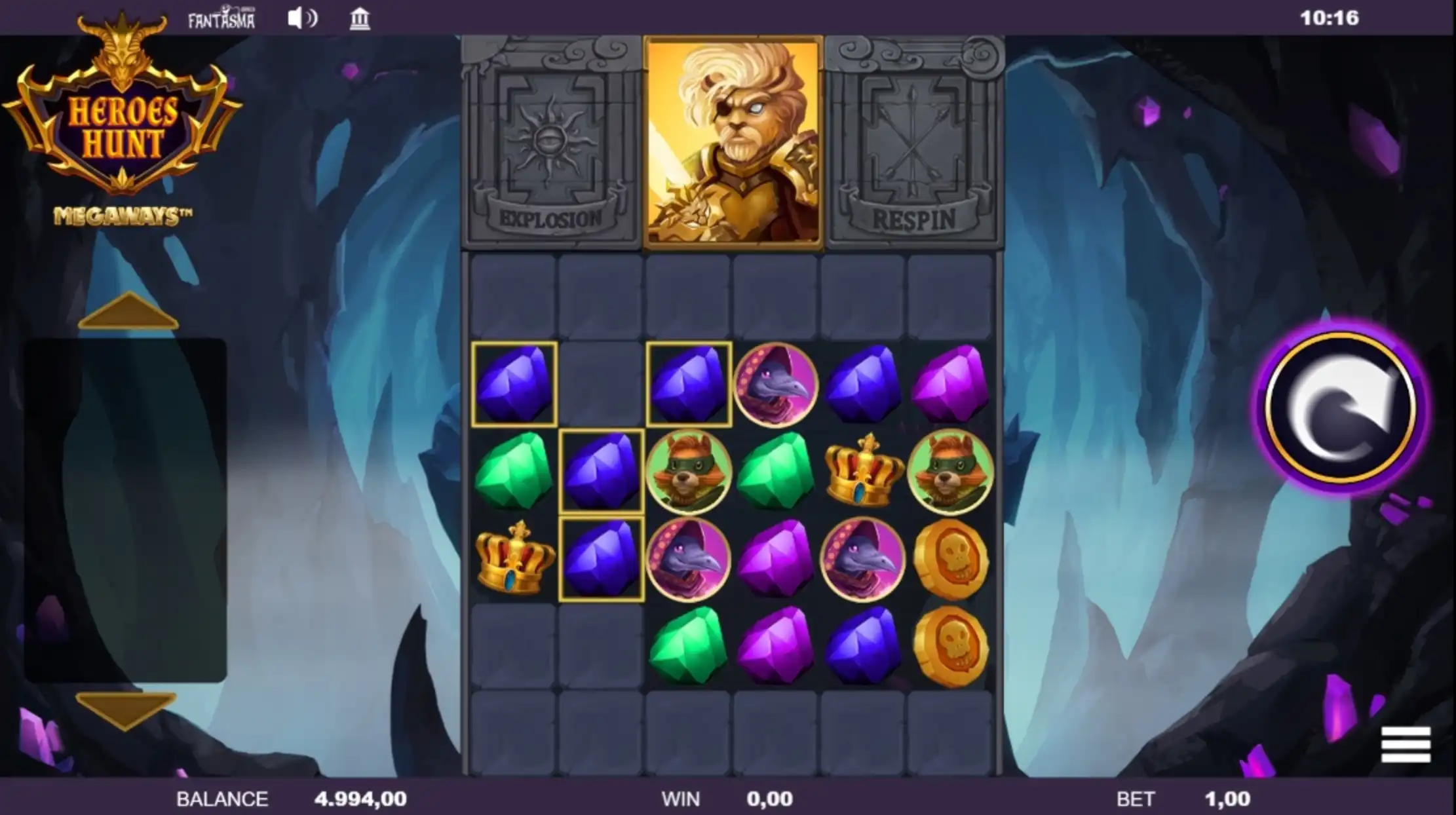 Win Money in Heroes Hunt Megaways Free Slot Game by Fantasma Games