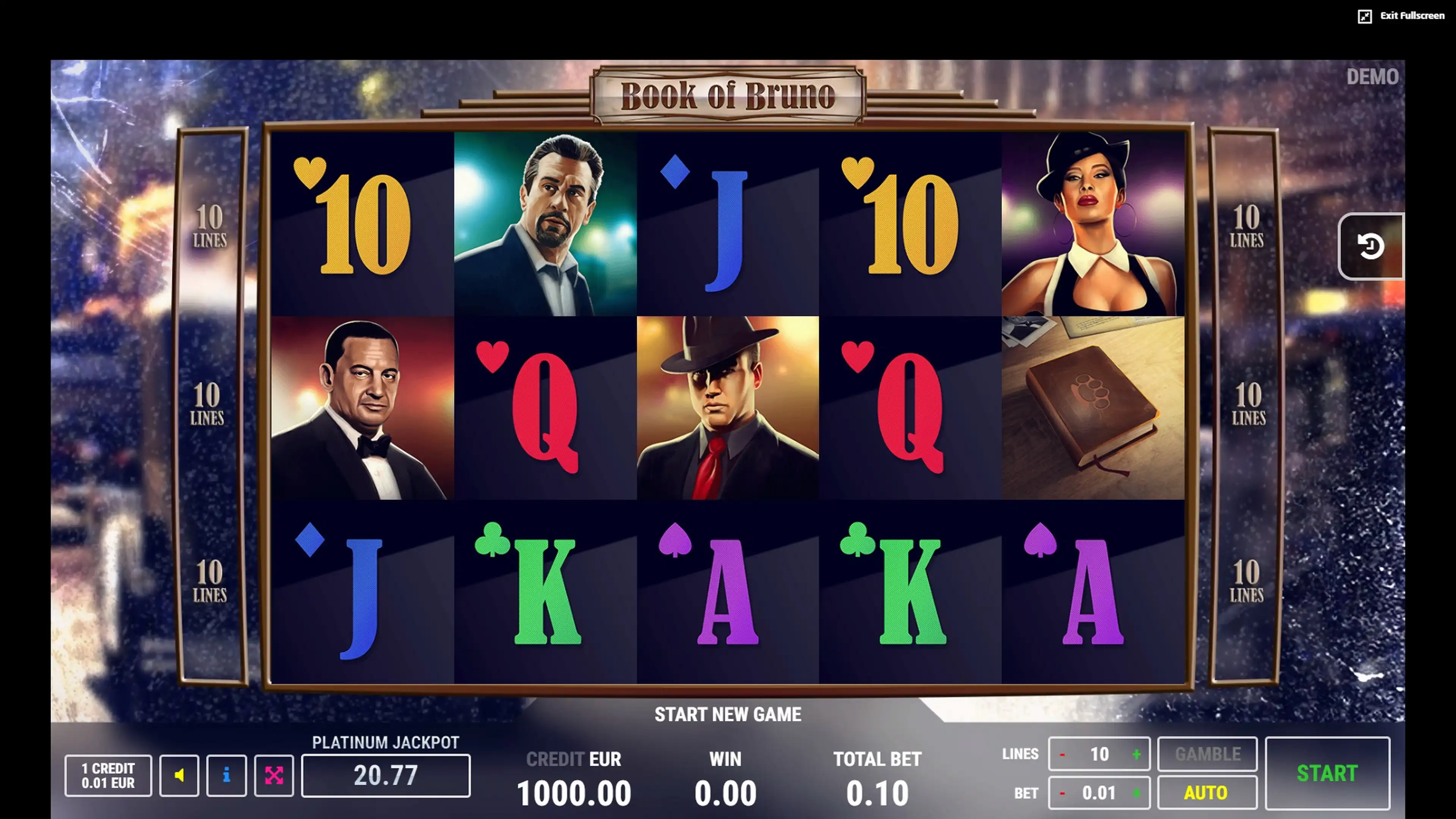 Reels in Book of Bruno Slot Game by Fazi Gaming