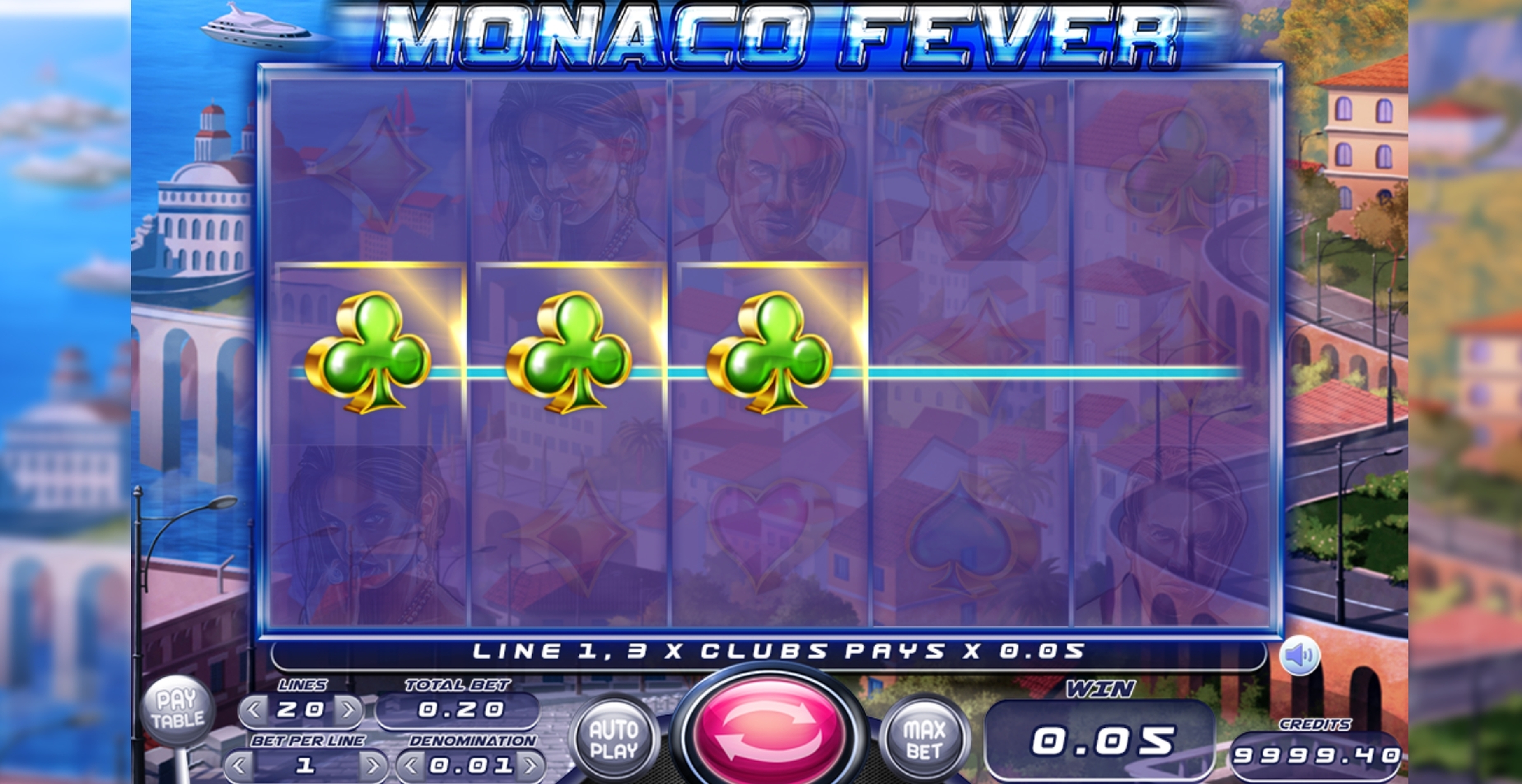 Win Money in Monaco Fever Free Slot Game by Felix Gaming