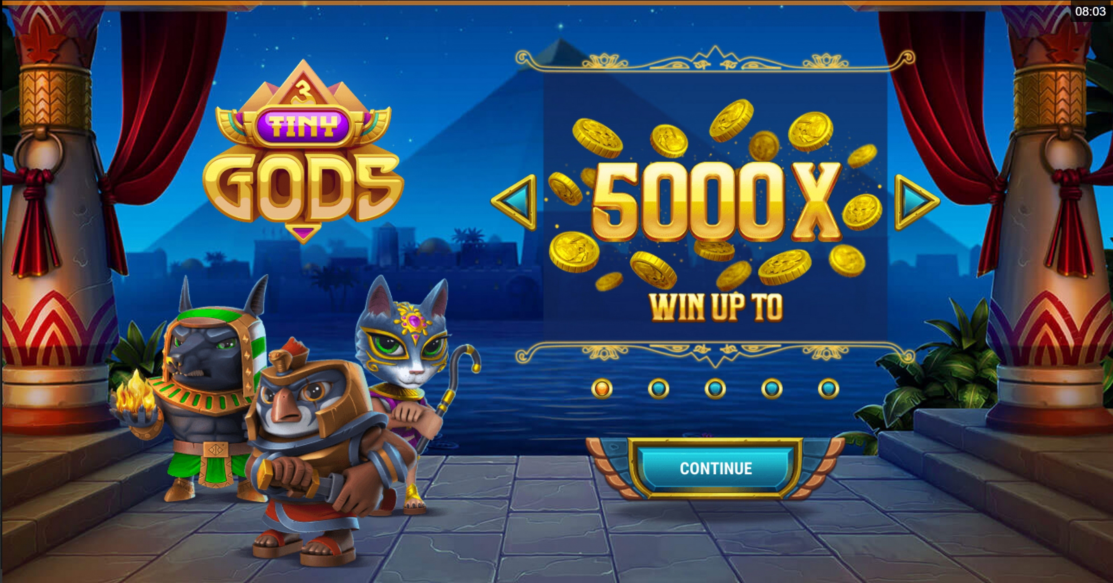 Play 3 Tiny Gods Free Casino Slot Game by Foxium