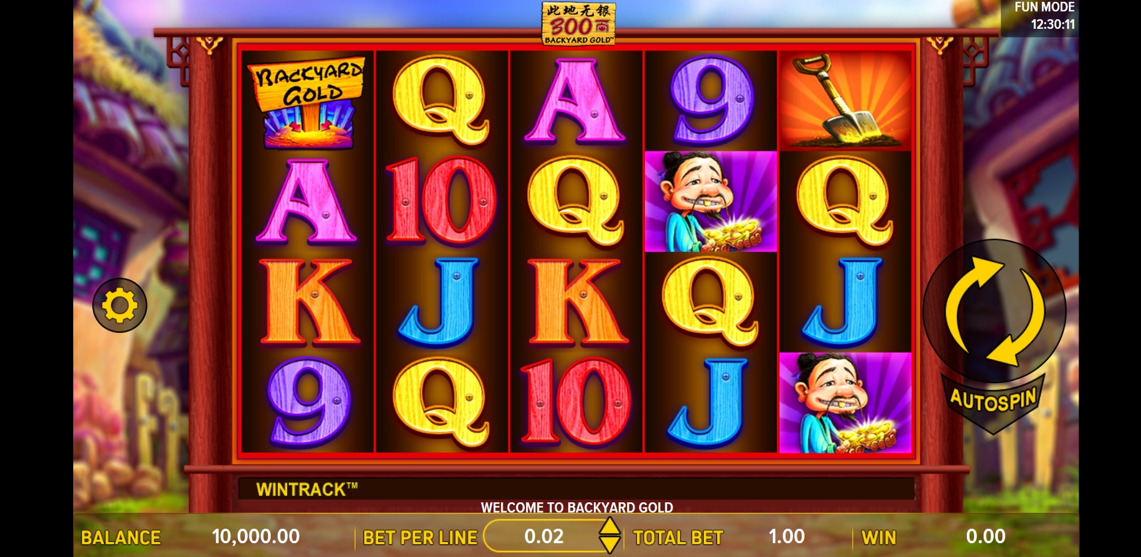 Reels in Backyard Gold Slot Game by Gameiom
