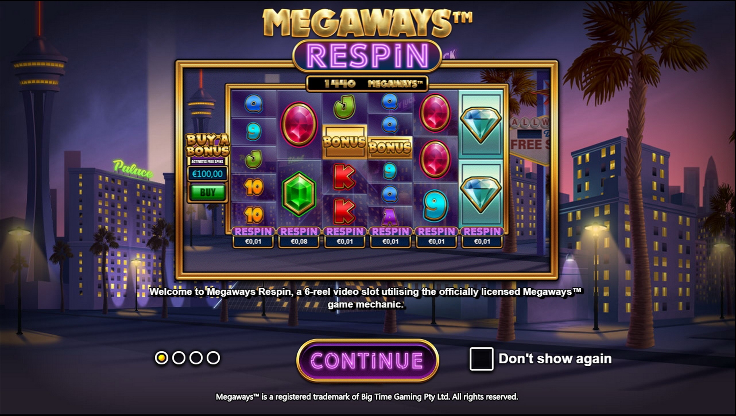 Play Megaways Respin Free Casino Slot Game by Games Inc
