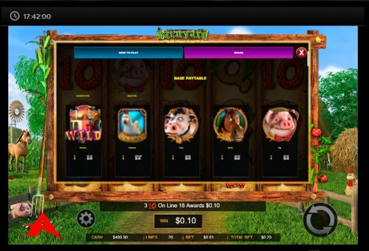 Info of Barnyard Bonanza Slot Game by Gamesys