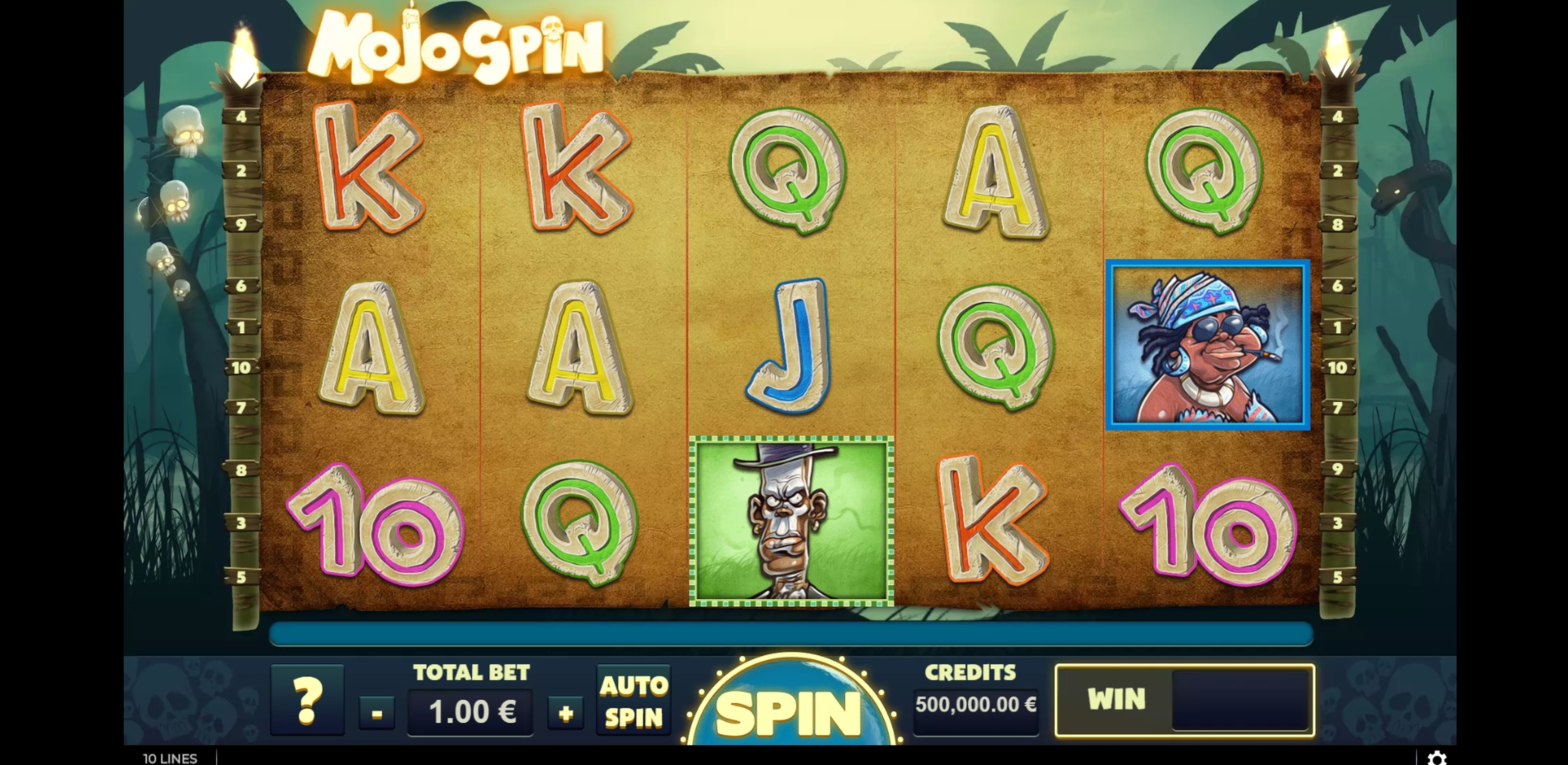 Reels in Mojo Spins Slot Game by GAMING1