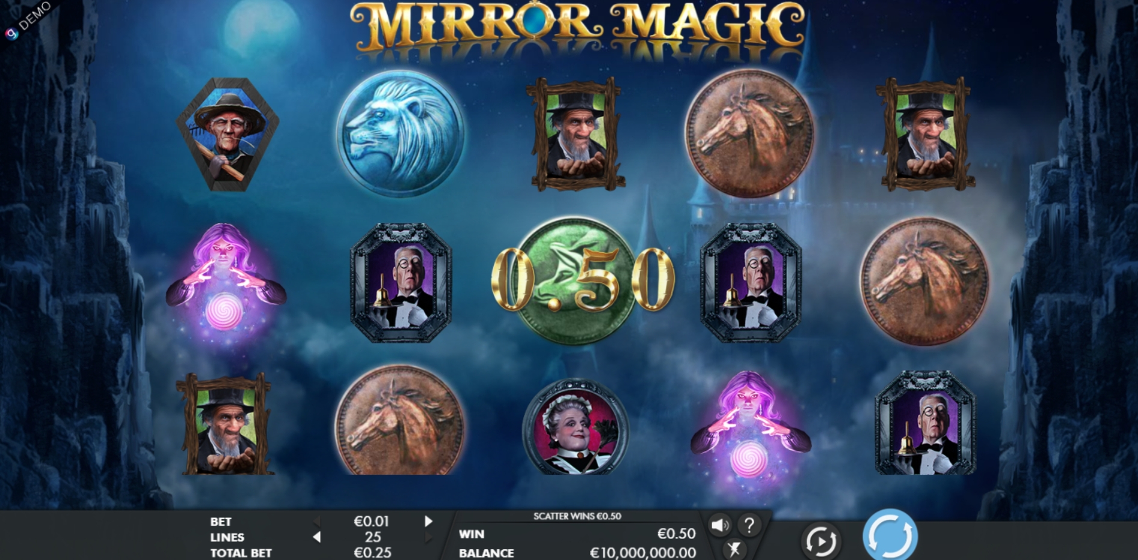 Win Money in Mirror Magic Free Slot Game by Genesis Gaming
