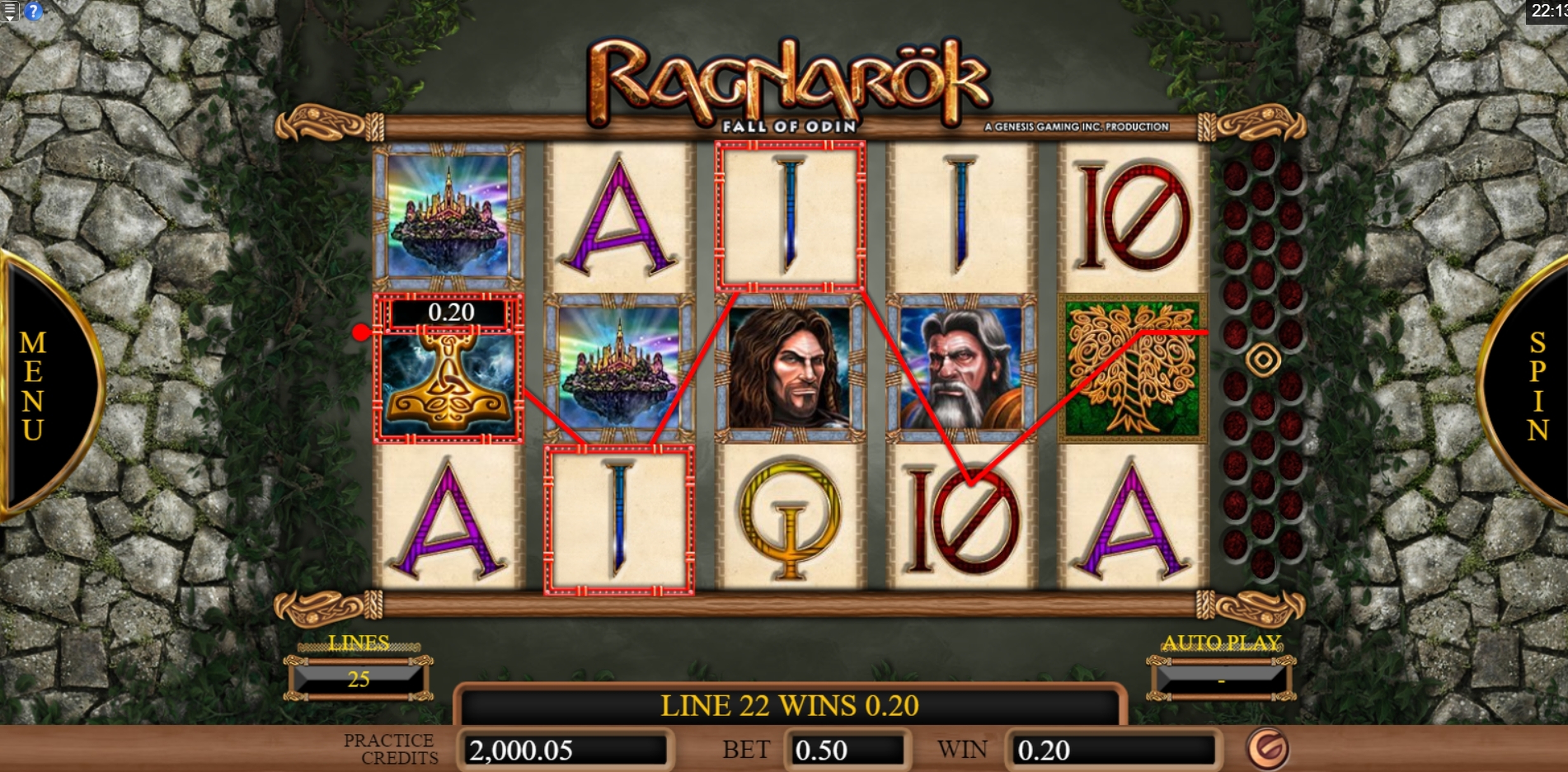 Win Money in Ragnarok Free Slot Game by Genesis Gaming