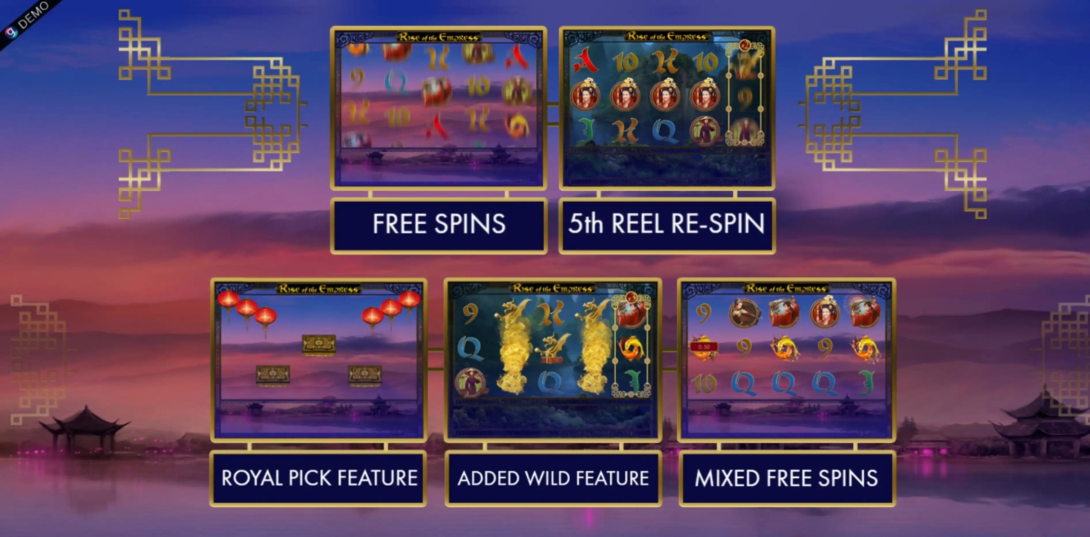 Play Rise of the Empress Free Casino Slot Game by Genesis Gaming