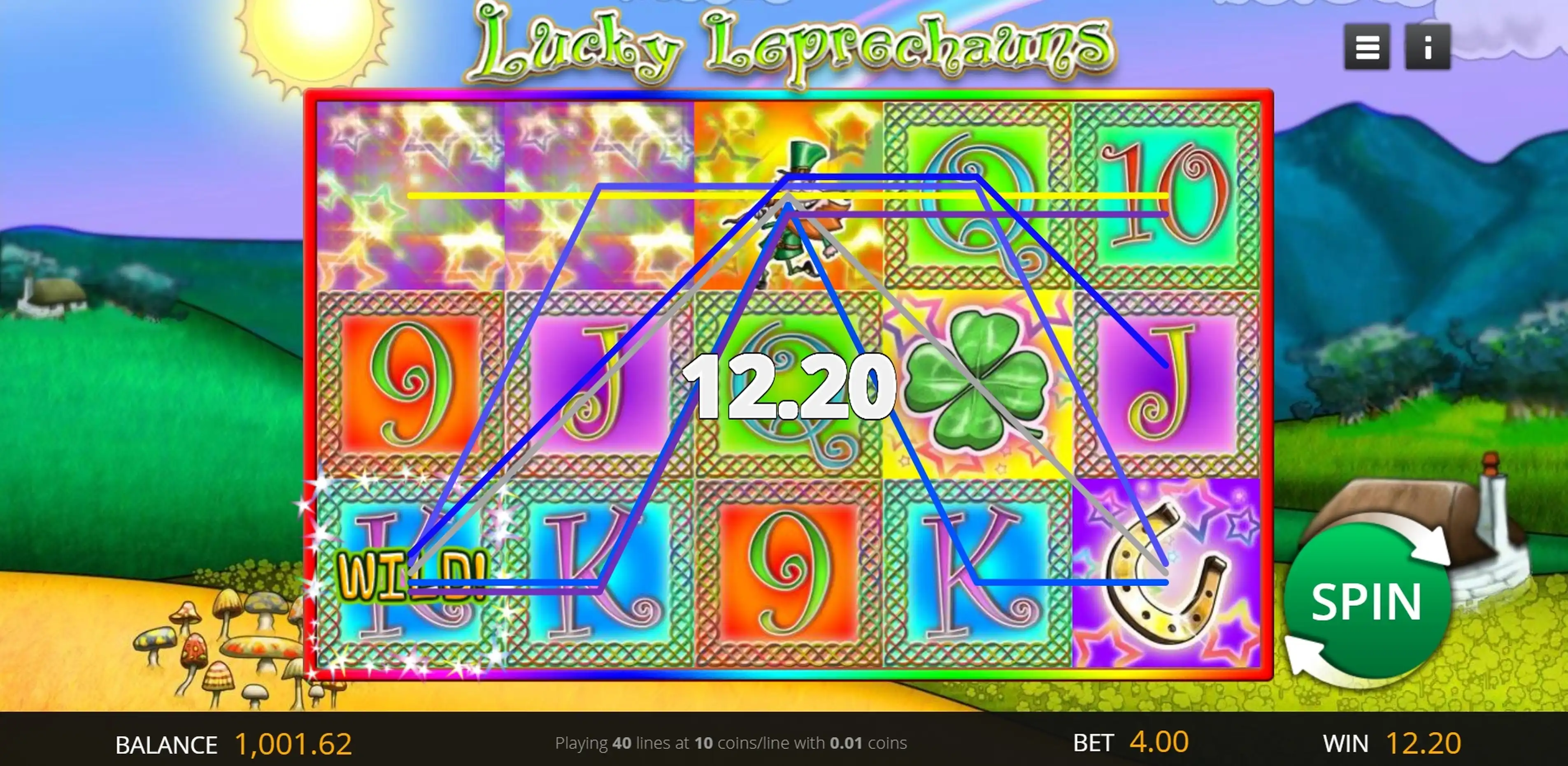 Win Money in Lucky Leprechauns Free Slot Game by Genii