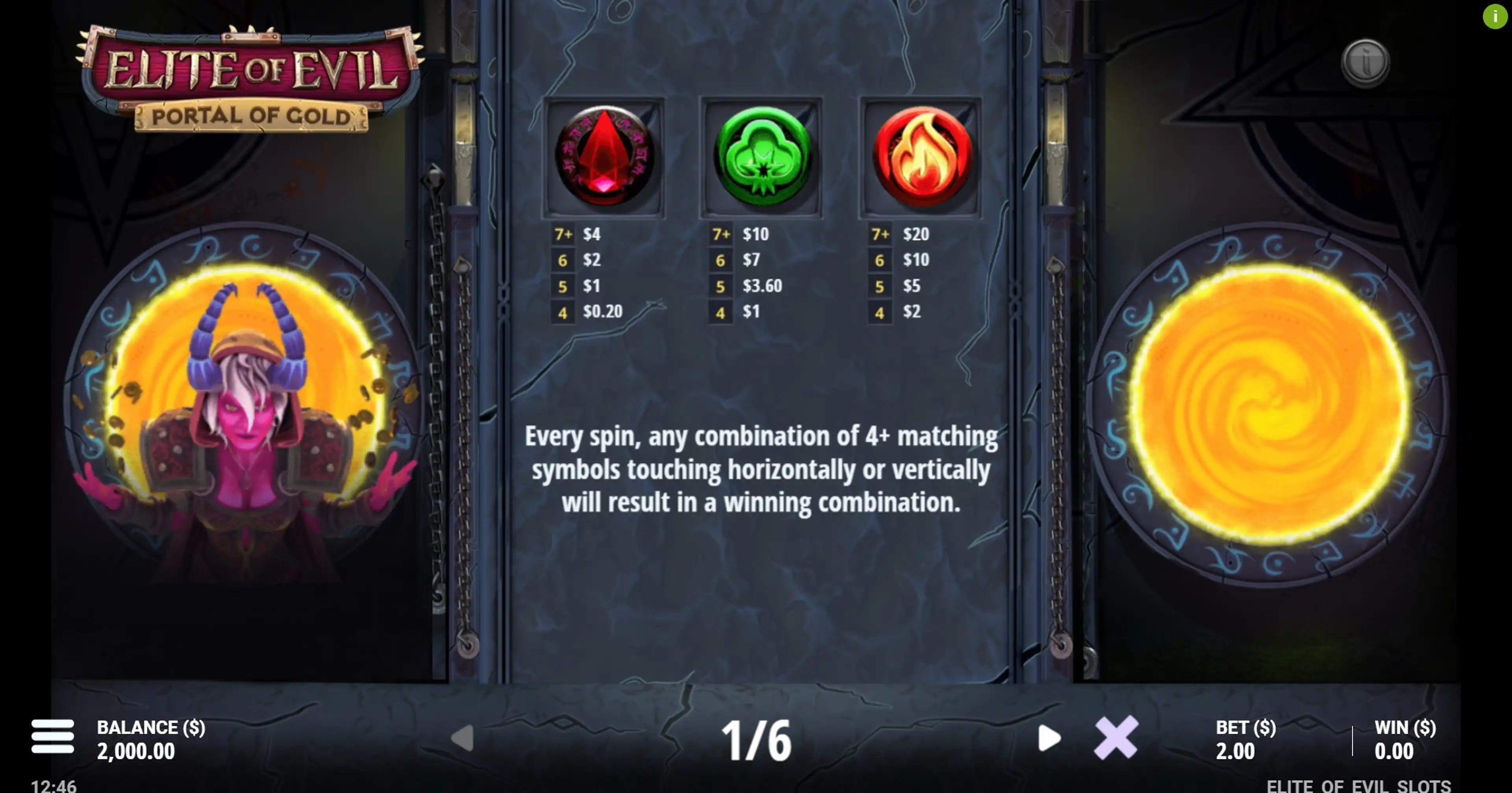 Info of Elite of Evil Slot Game by Gluck Games