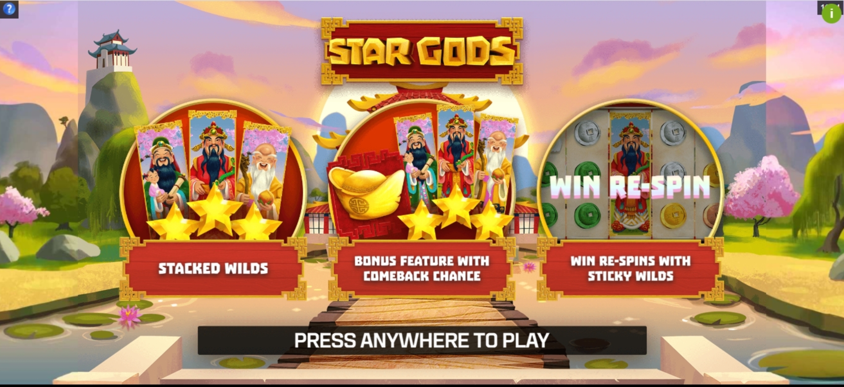 Play Star Gods Free Casino Slot Game by Golden Rock Studios
