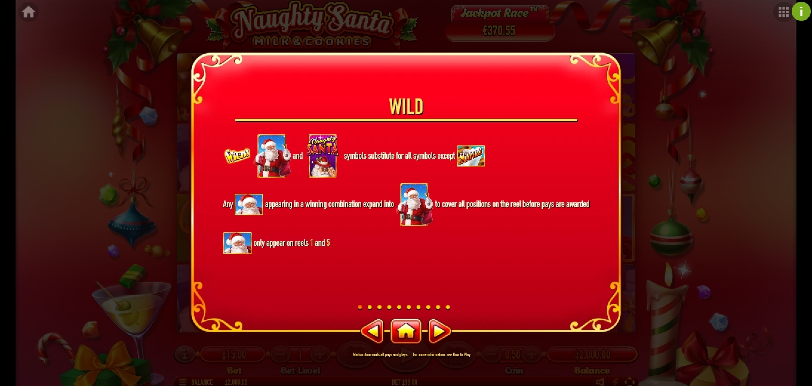 Info of Naughty Santa Slot Game by Habanero