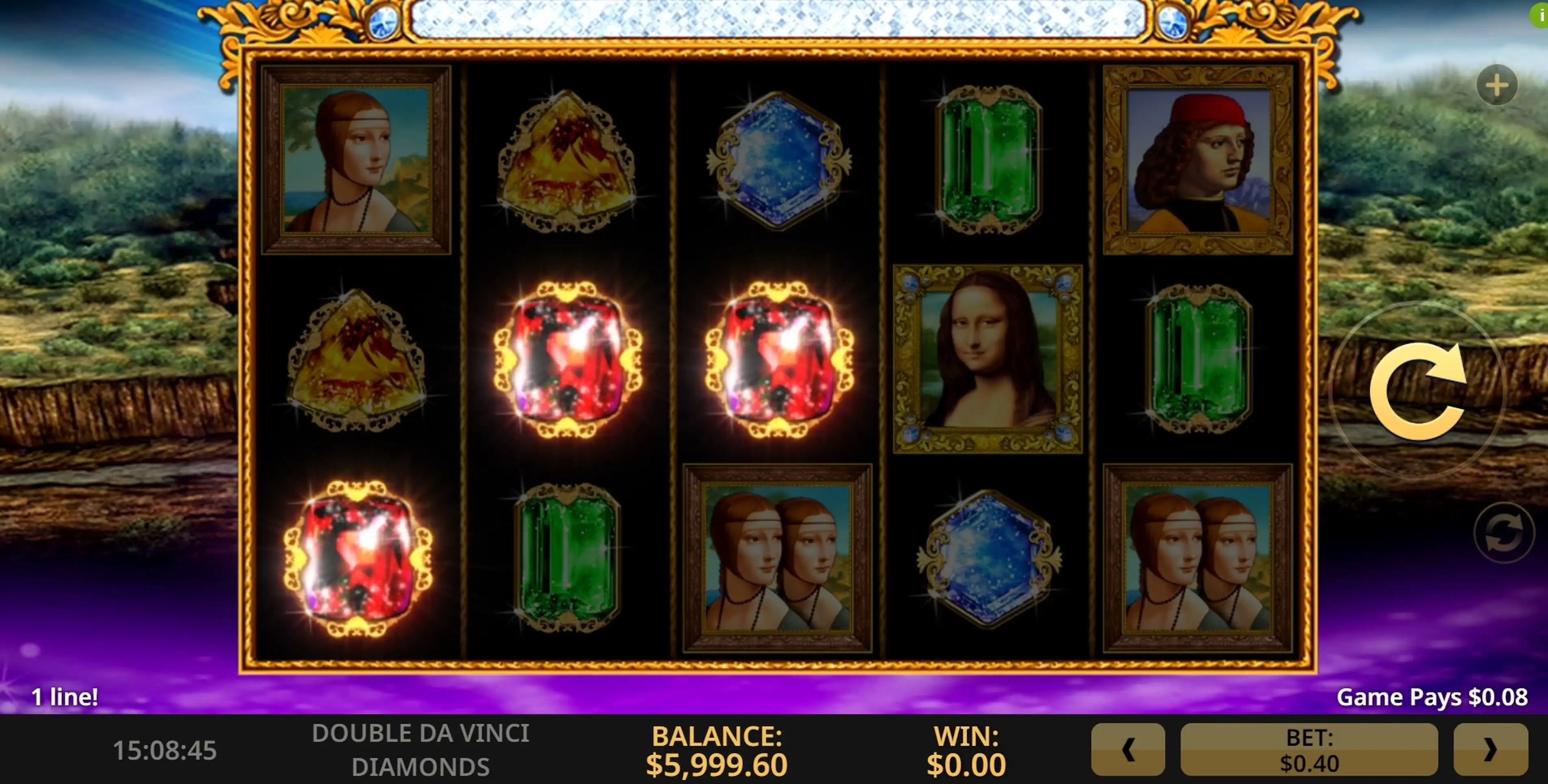 Win Money in Double Da Vinci Diamonds Free Slot Game by High 5 Games