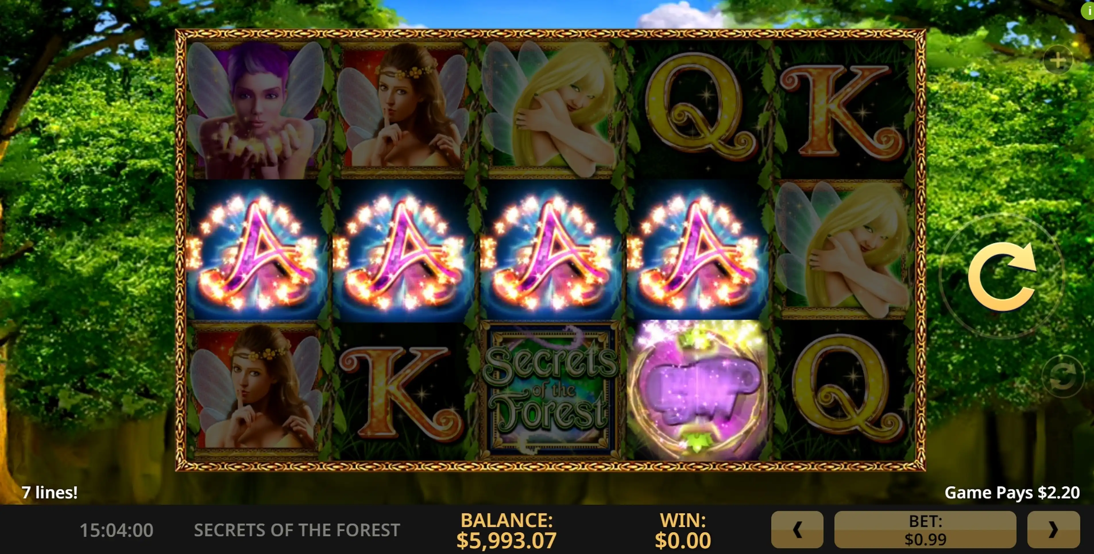 Win Money in Secrets Of The Forest Free Slot Game by High 5 Games